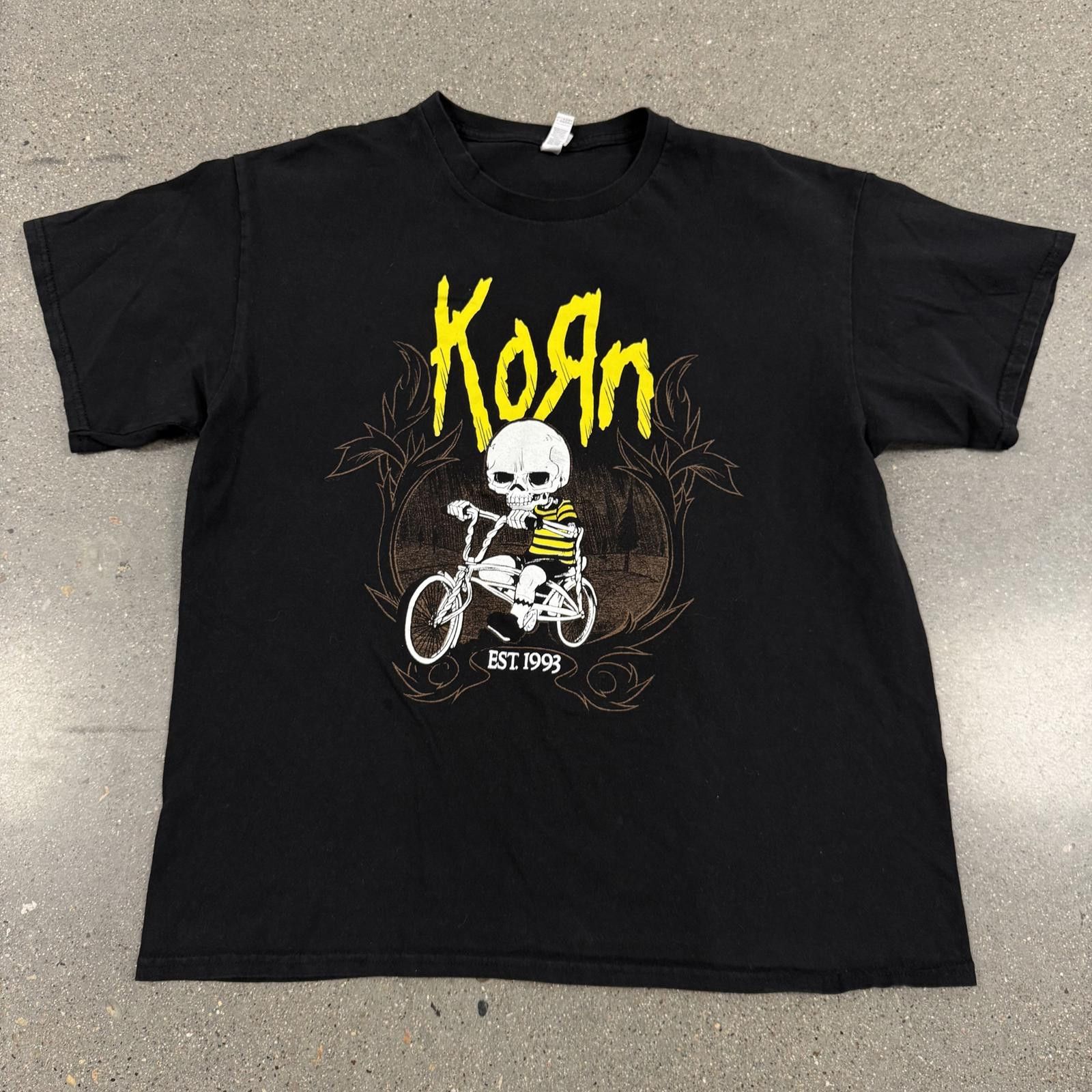 Designer Vintage DS Korn Skeleton Est 1993 T-Shirt Allstyle Tag XL Size US XL / EU 56 / 4 - 1 Thumbnail