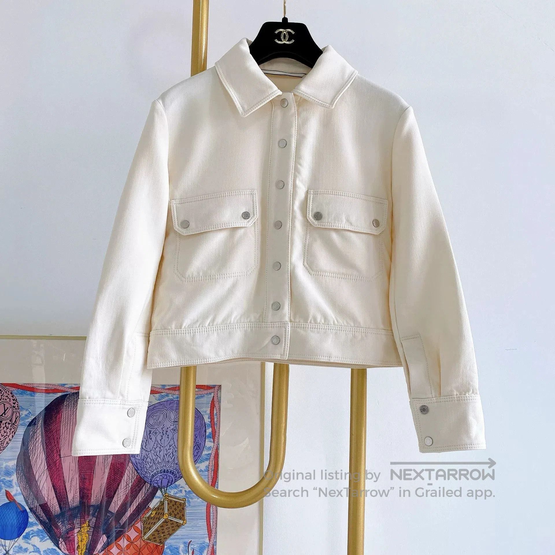 Hermes Hermes White Jacket Size 34. Size US S / EU 44-46 / 1 - 1 Thumbnail