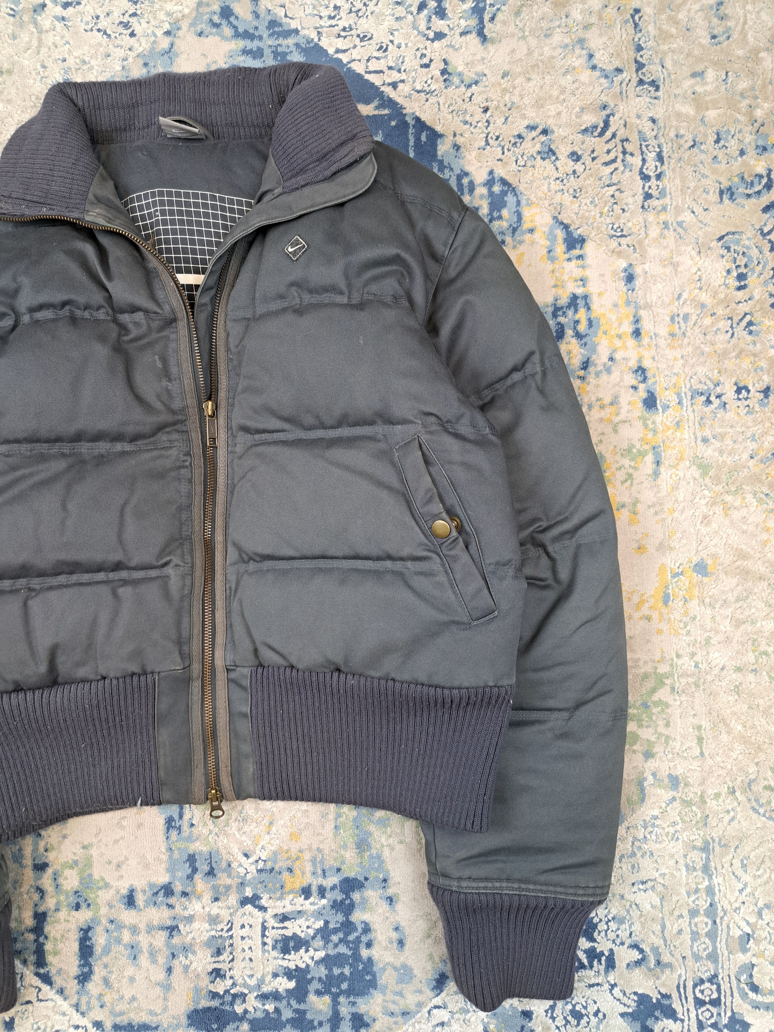 Nike Nike Puffer Bomber Jacket Cropped Japanese Avant Garde Size L / US 10 / IT 46 - 7 Thumbnail