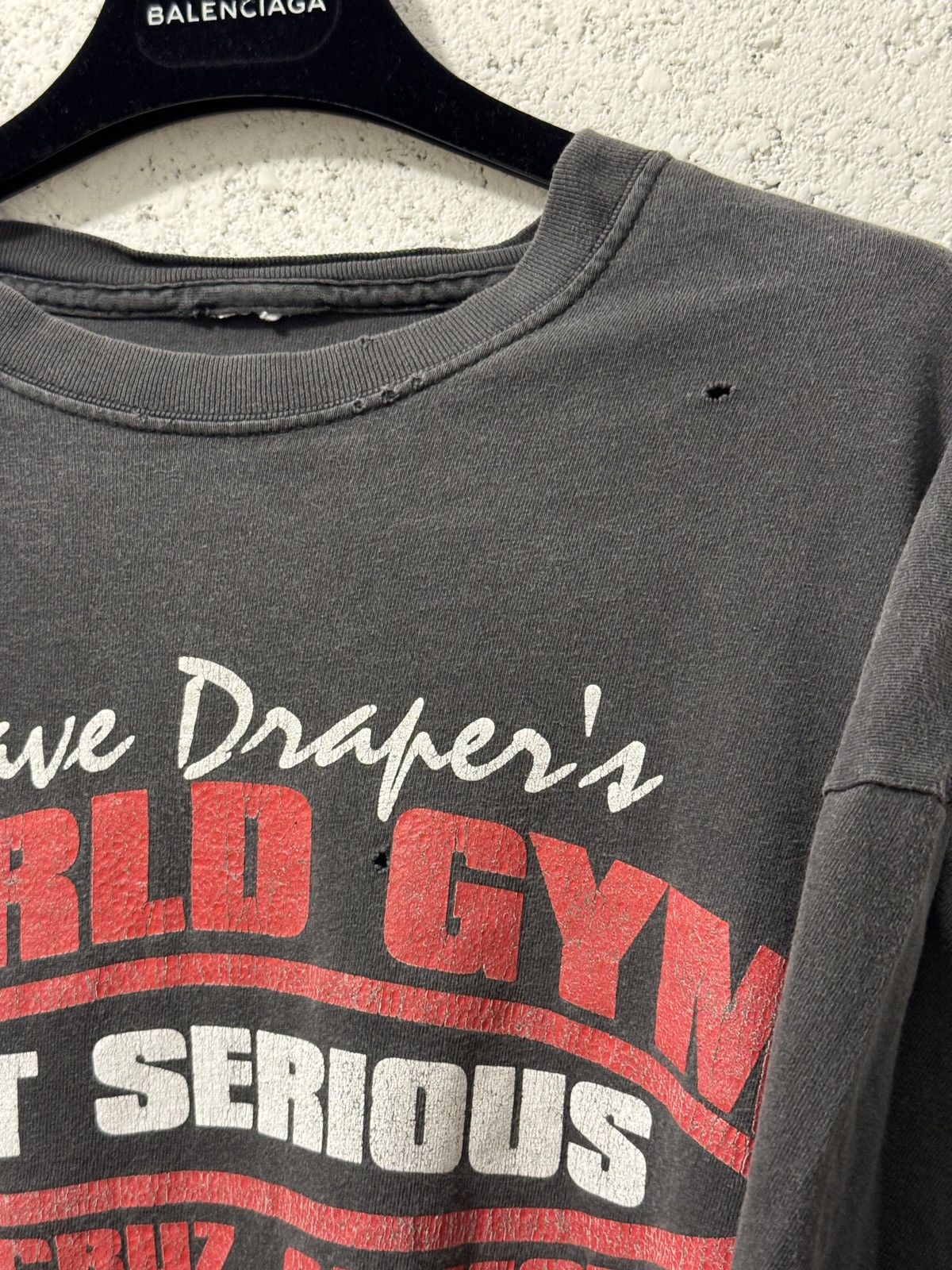 Vintage *RARE* VTG 90s WORLD GYM DAVE DRAPER GOLDEN ERA BODYBUILDING Size US XL / EU 56 / 4 - 5 Thumbnail