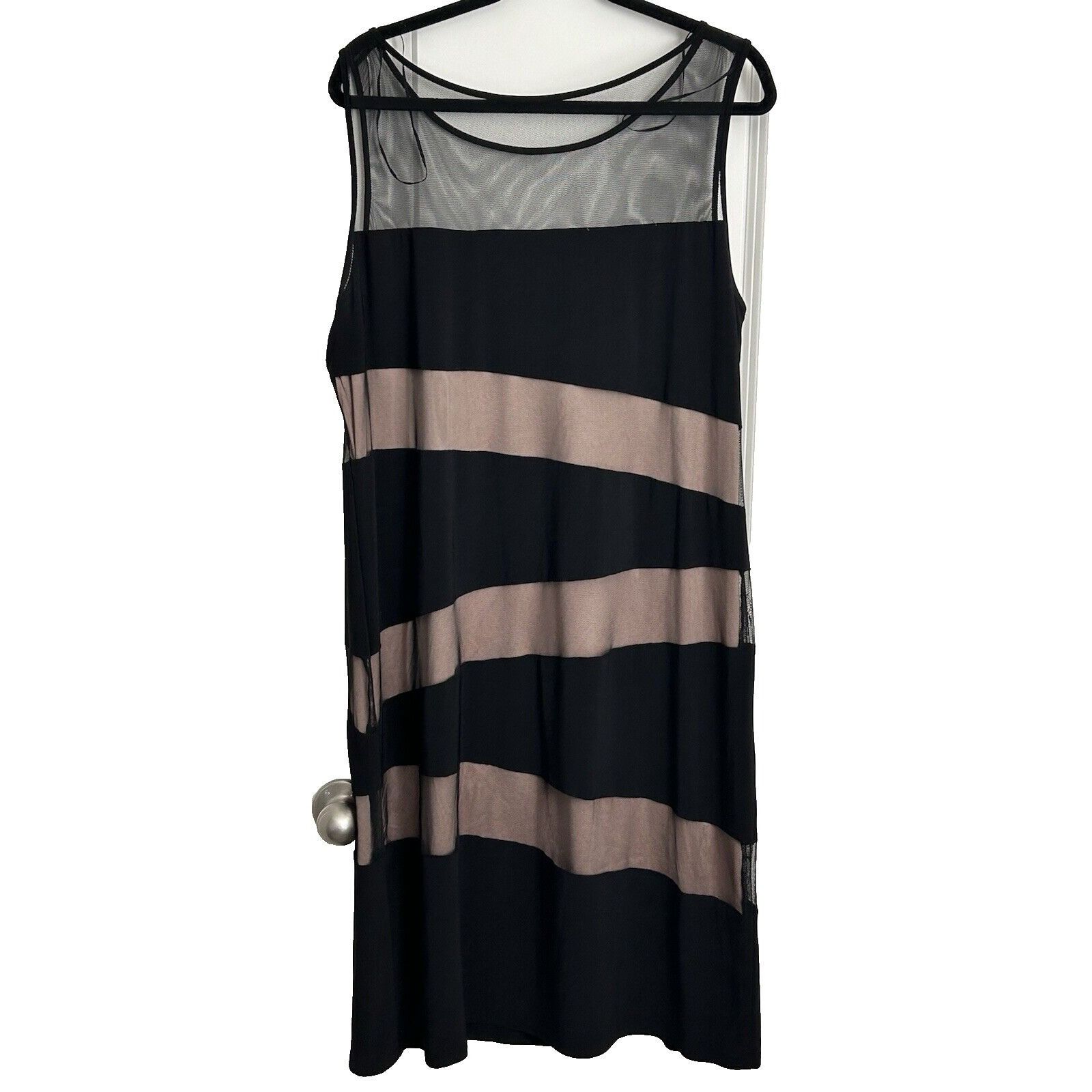 Other RM RICHARDS MESH JERSEY BLACK SHEATH DRESS SIZE 16W Size XXL / US 16-18 / IT 52-54 - 2 Thumbnail