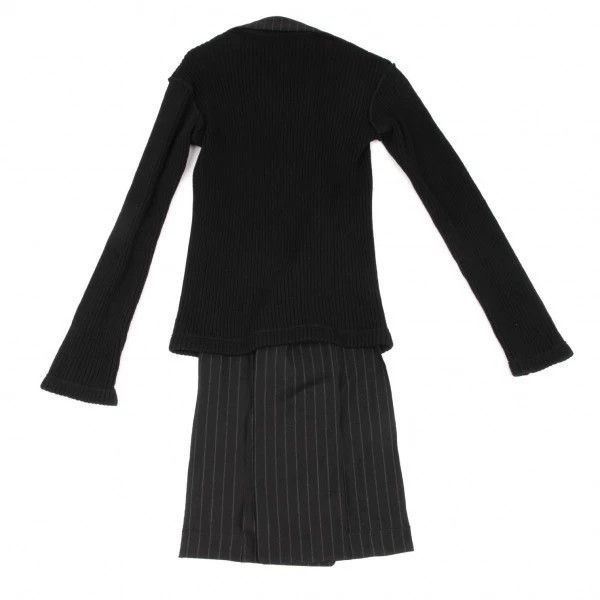 Comme des Garcons Comme des Garcons Dark gray vintage striped double-breaste Size M / US 6-8 / IT 42-44 - 3 Thumbnail
