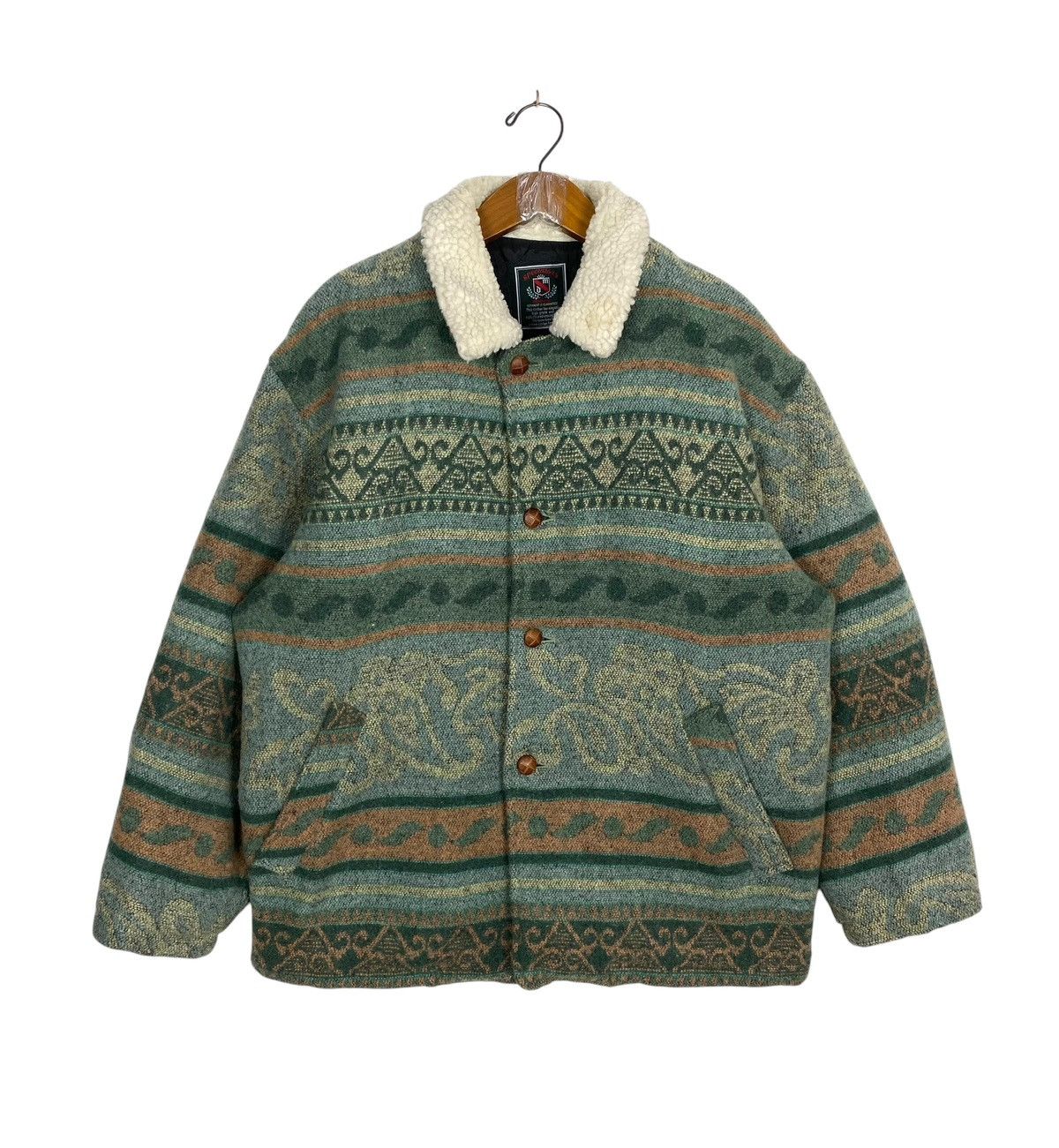 Rare‼️ Vintage Spectators Japan Navajo Blanket Coat