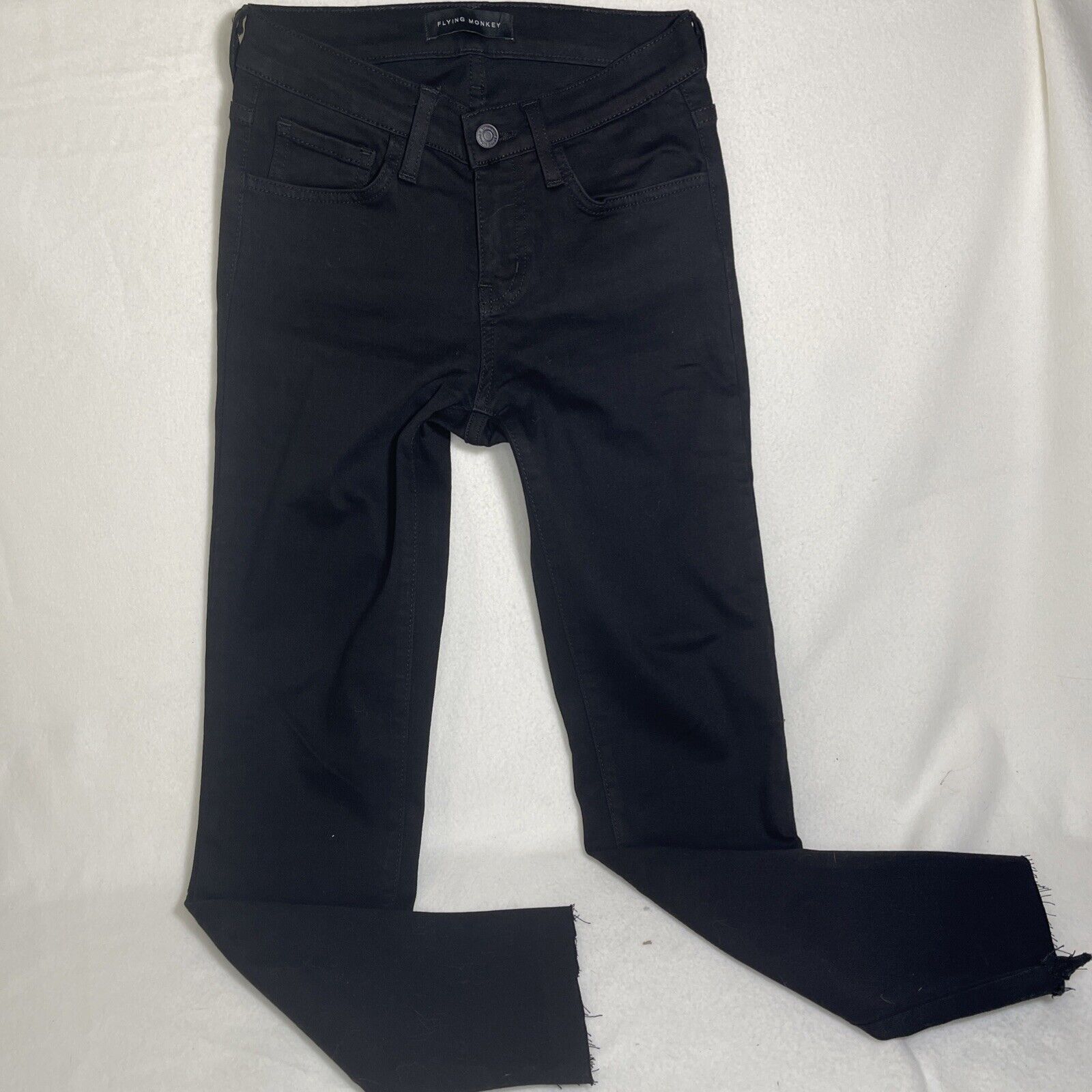 Other Flying Monkey Women’s Jeans Ankle Raw Hem Skinny Stretch 24 Size 24" / US 00 / IT 34 - 1 Thumbnail