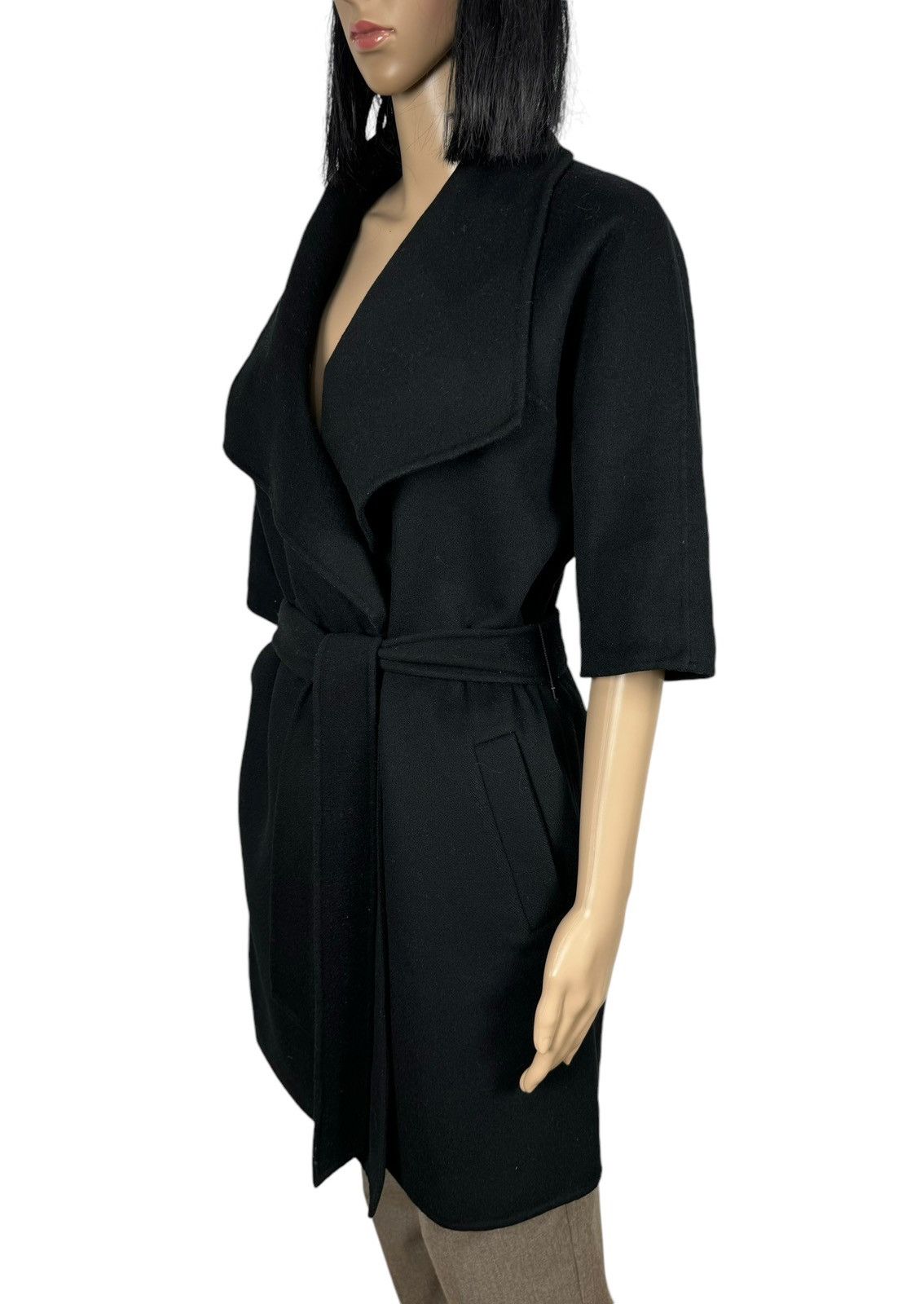 Max Mara Max Mara Studio Lana Wool-Cashmere Coat Short Sleeve Size S / US 4 / IT 40 - 5 Thumbnail
