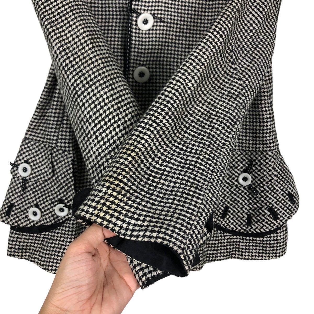 Hiroko Koshino Homme 🔥Vintage Cropped Jacket Hiroko Koshino Japan Issey Miyake Size US M / EU 48-50 / 2 - 15 Thumbnail