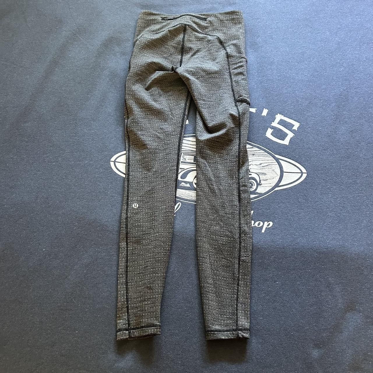 Lululemon Lululemon Charcoal Grey Leggings - 6 Size 28" / US 6 / IT 42 - 2 Thumbnail