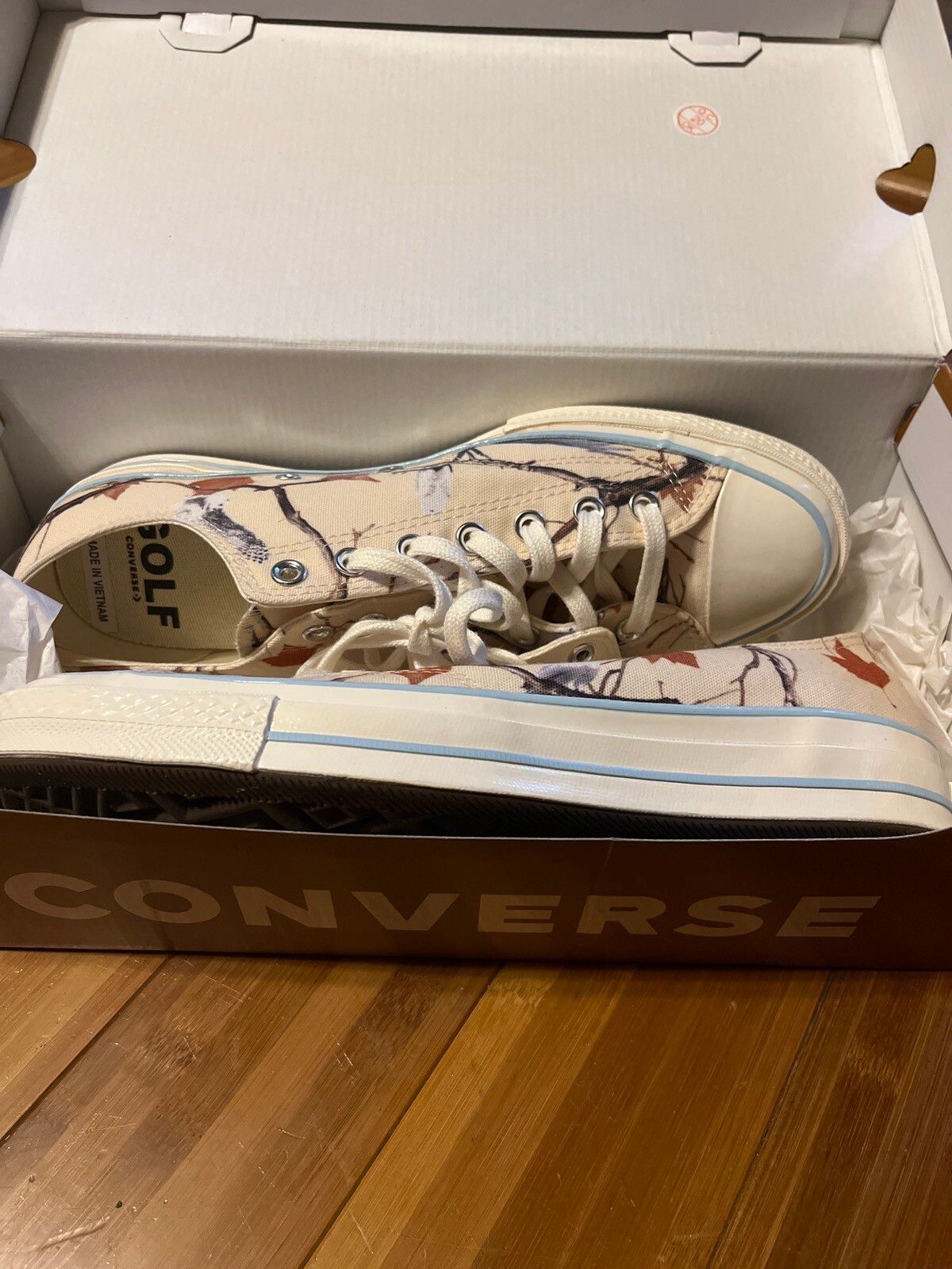 Pre-owned Converse X Golf Le Fleur Owl 11m Shoes In Cream