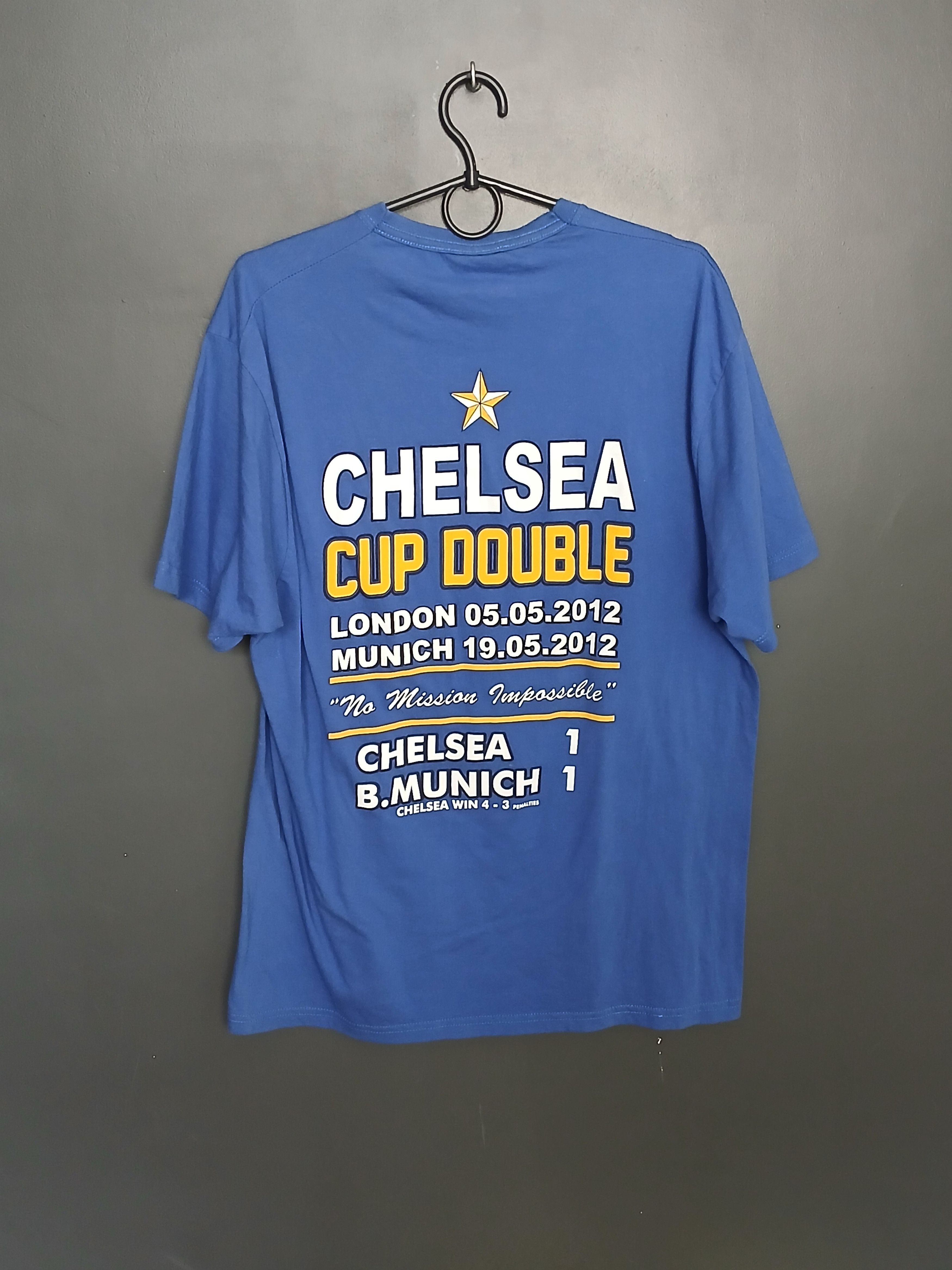 Chelsea Soccer Chelsea Champions Of Europe 2012 Football T-Shirt Size US L / EU 52-54 / 3 - 2 Thumbnail