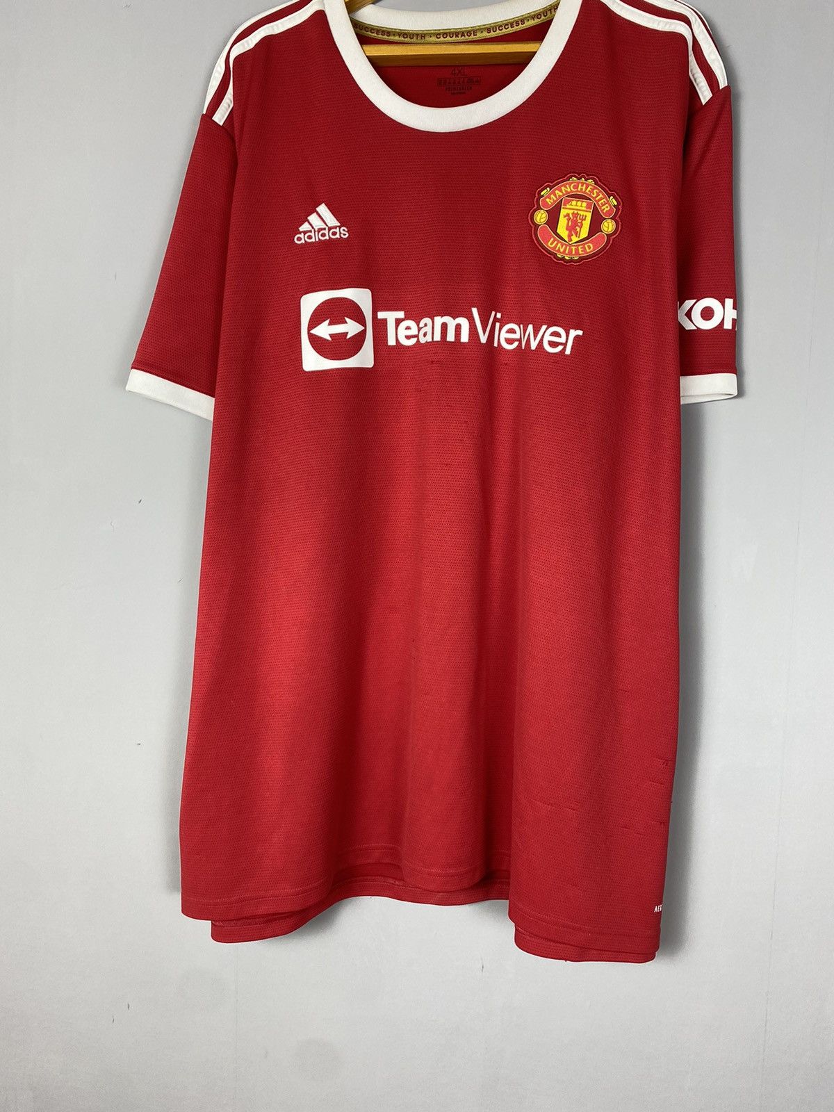 Vintage 2021-2022 Manchester United - Ronaldo #7 adidas shirt jersey Size US XXL / EU 58 / 5 - 4 Thumbnail
