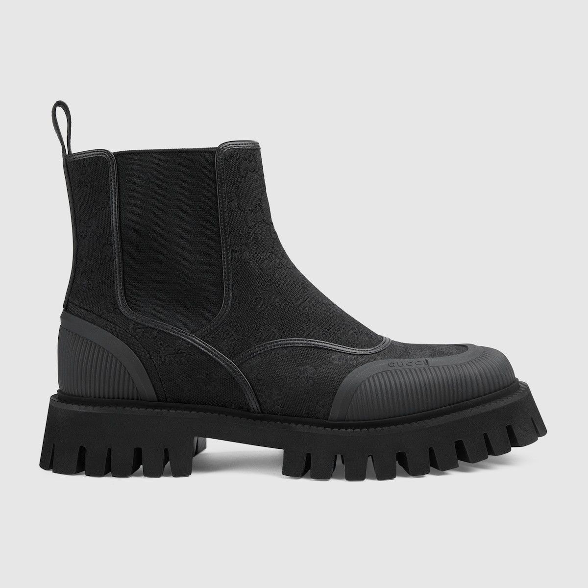 Gucci o1s1wg110325 Men's GG Ankle Boots in Black Size US 8.5 / EU 41-42 - 1 Thumbnail