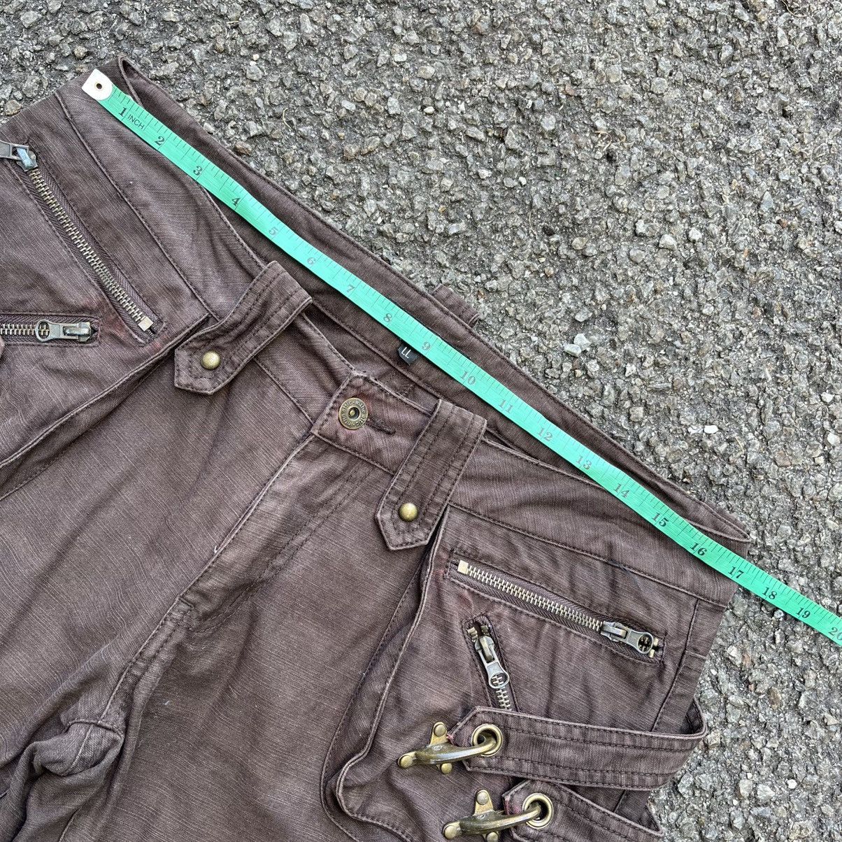 Hysteric Glamour In The Attic Flared Bondage Cargo Pants Bootcut Punk Grunge Size US 32 / EU 48 - 3 Thumbnail