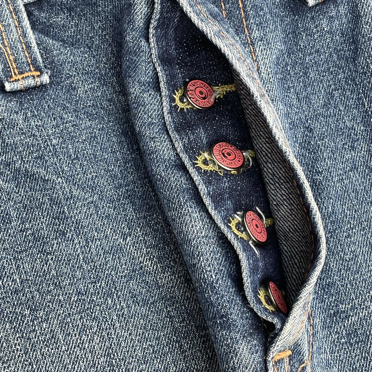 Levi's × Levi's Made & Crafted × Levi's Vintage Clothing “PECULIAR 80s SELVEDGED 501 LEVIS” VINTAGE WEIRD LEVIS DENIM Size US 36 / EU 52 - 3 Thumbnail