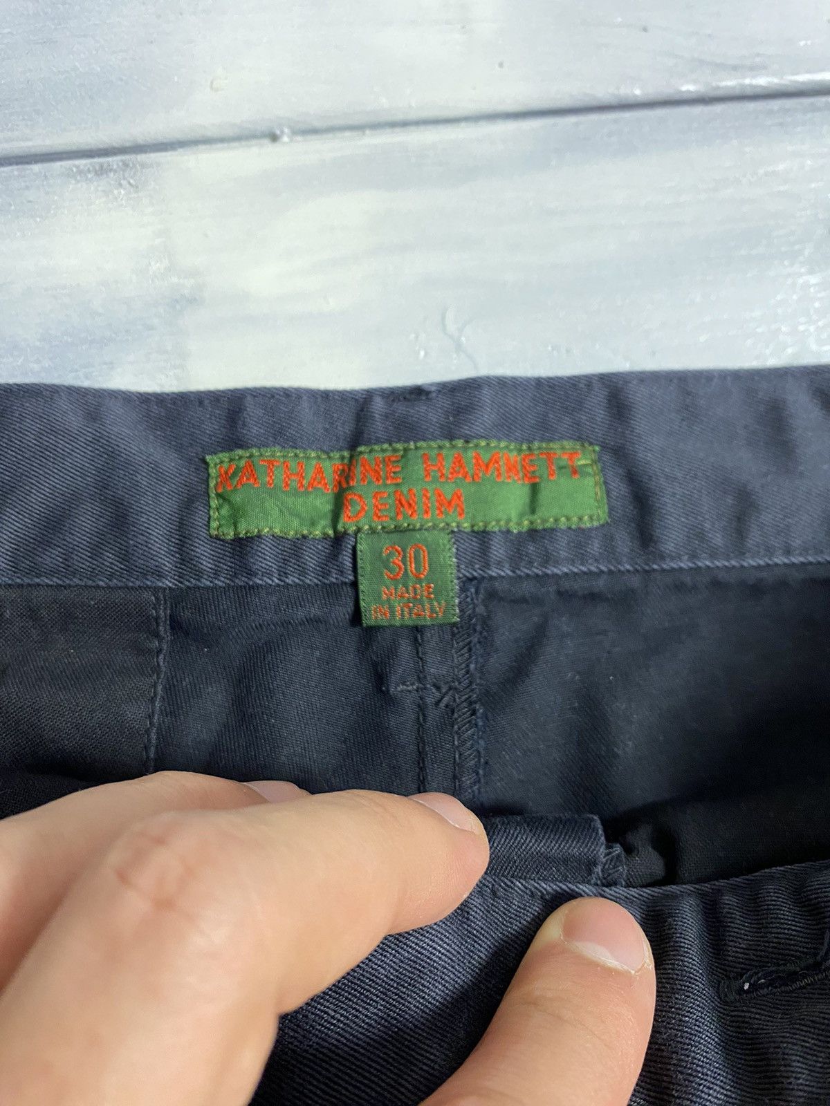 Katharine Hamnett London Rare Vintage Pants Katherine Hamnett Luxury Italy . Size US 30 / EU 46 - 3 Thumbnail
