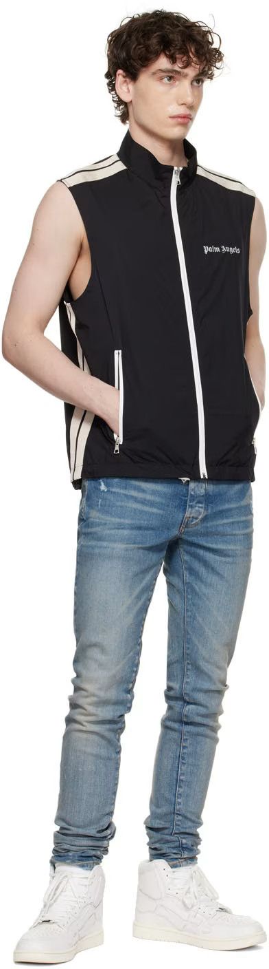 Palm Angels o1y0325 Logo Vest in Black Size US M / EU 48-50 / 2 - 4 Thumbnail
