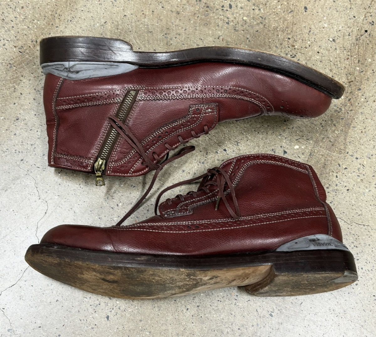 Visvim Visvim Patrician Mid W.T. Folk（horsehide） Size US 11 / EU 44 - 4 Thumbnail