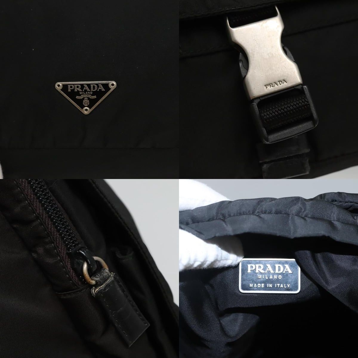 Prada PRADA Shoulder Bag Nylon Black Size ONE SIZE - 11 Thumbnail
