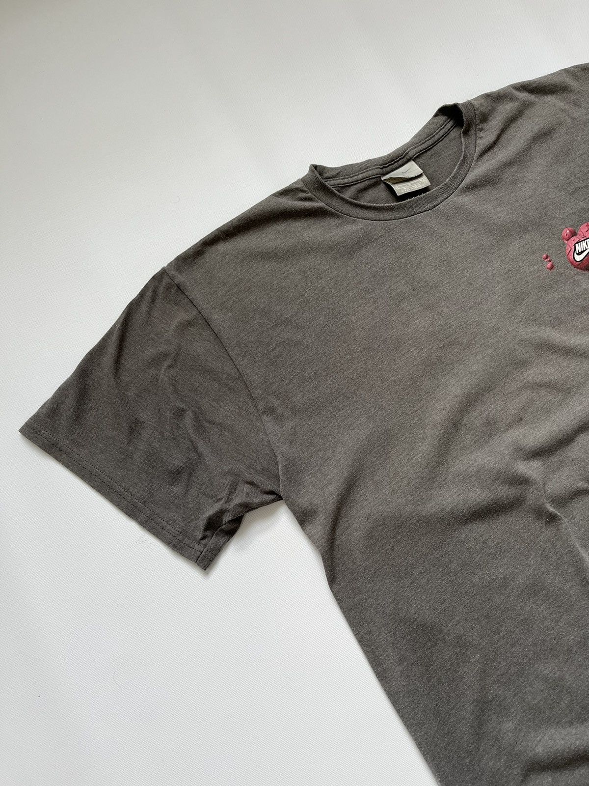 Nike × Vintage NIKE Vintage Y2K Big Logo Bubble Print Tee Shirt Size US L / EU 52-54 / 3 - 3 Thumbnail