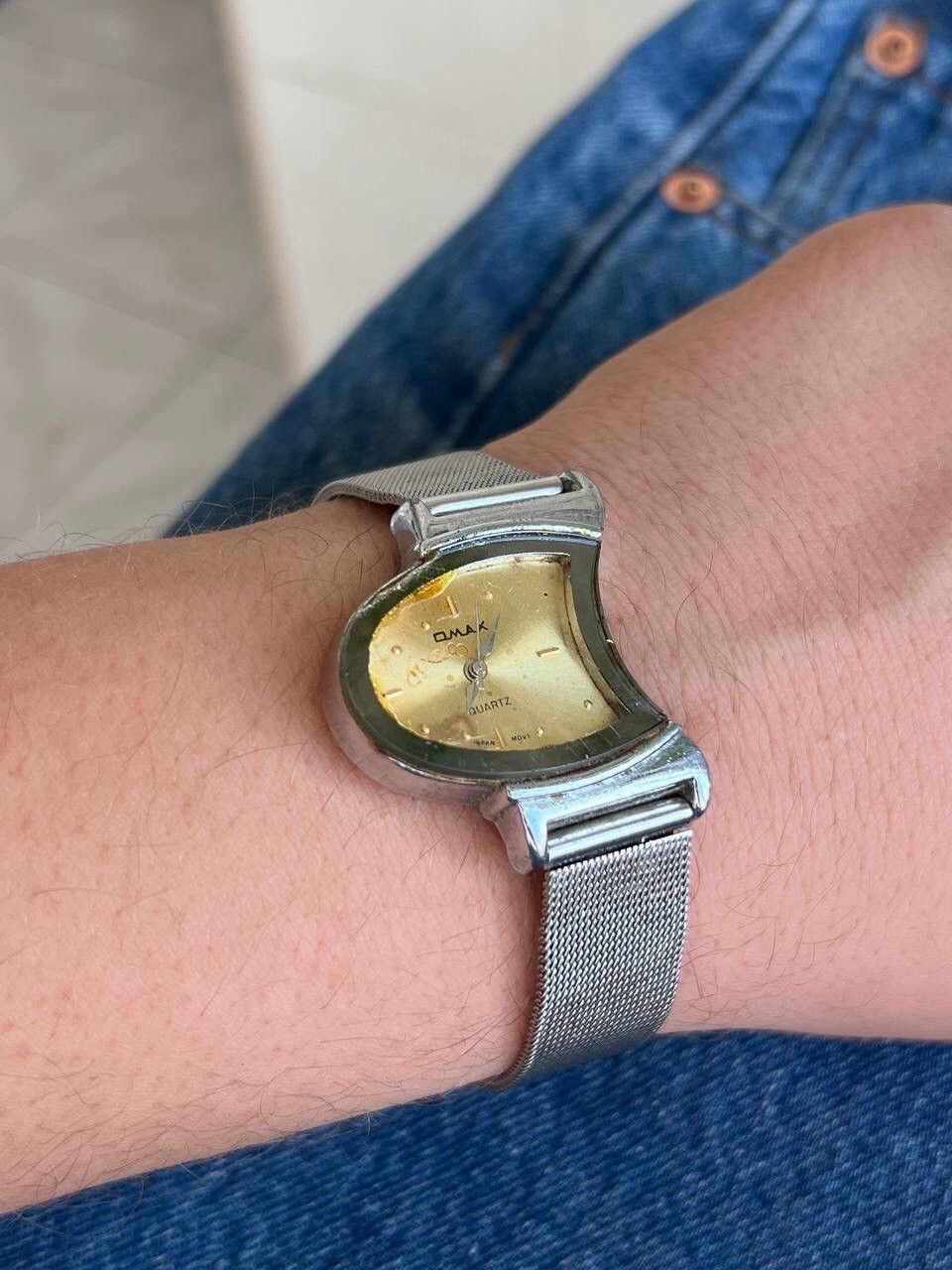 Designer × Japanese Brand × Vintage Vintage futuristic form watch Futuristic bracelet Watches Size ONE SIZE - 1 Thumbnail