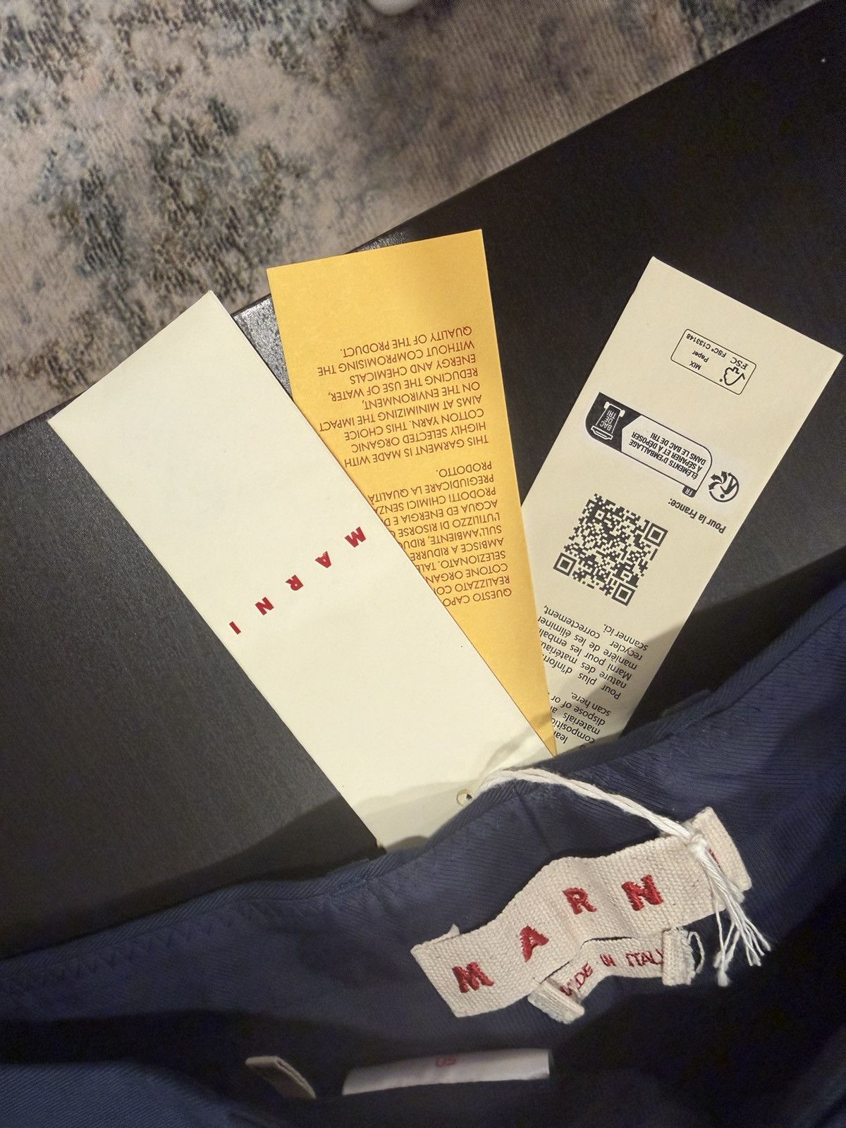 Marni Marni Blue Organic Gabardine Trousers Size US 40 / EU 56 - 4 Thumbnail