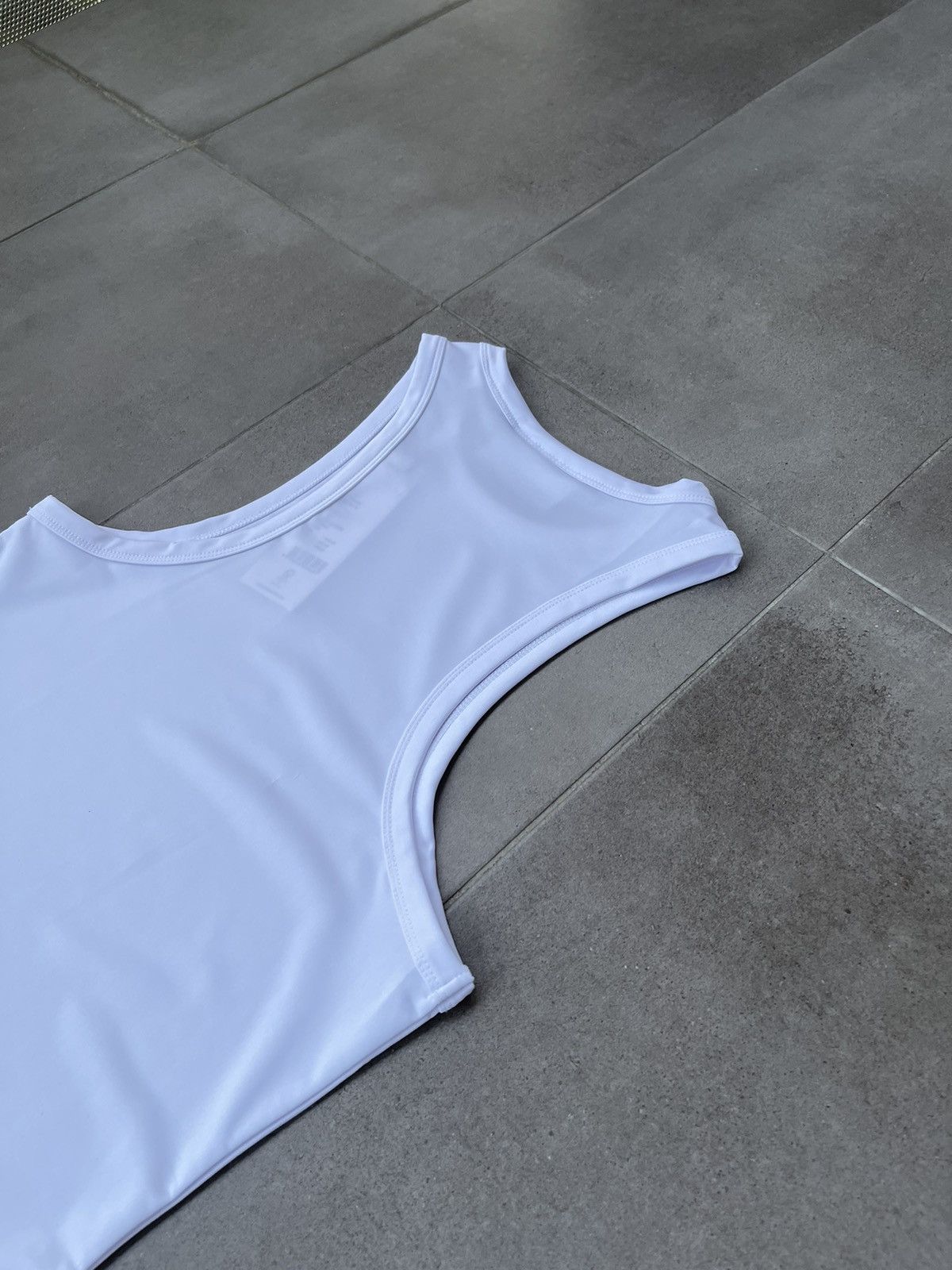 Han Kjobenhavn !DS! SS23 Han Kjobenhavn Logo Stretch White Racer Top Size US M / EU 48-50 / 2 - 16 Thumbnail