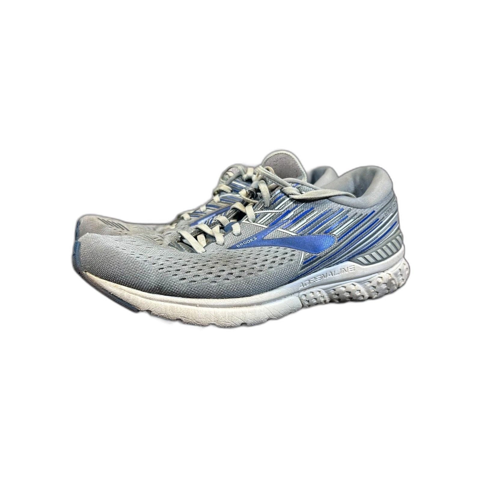 Brooks Brooks Adrenaline GTS 19 Men's Size 11 Running Shoes Gray bl Size US 11 / EU 44 - 4 Thumbnail