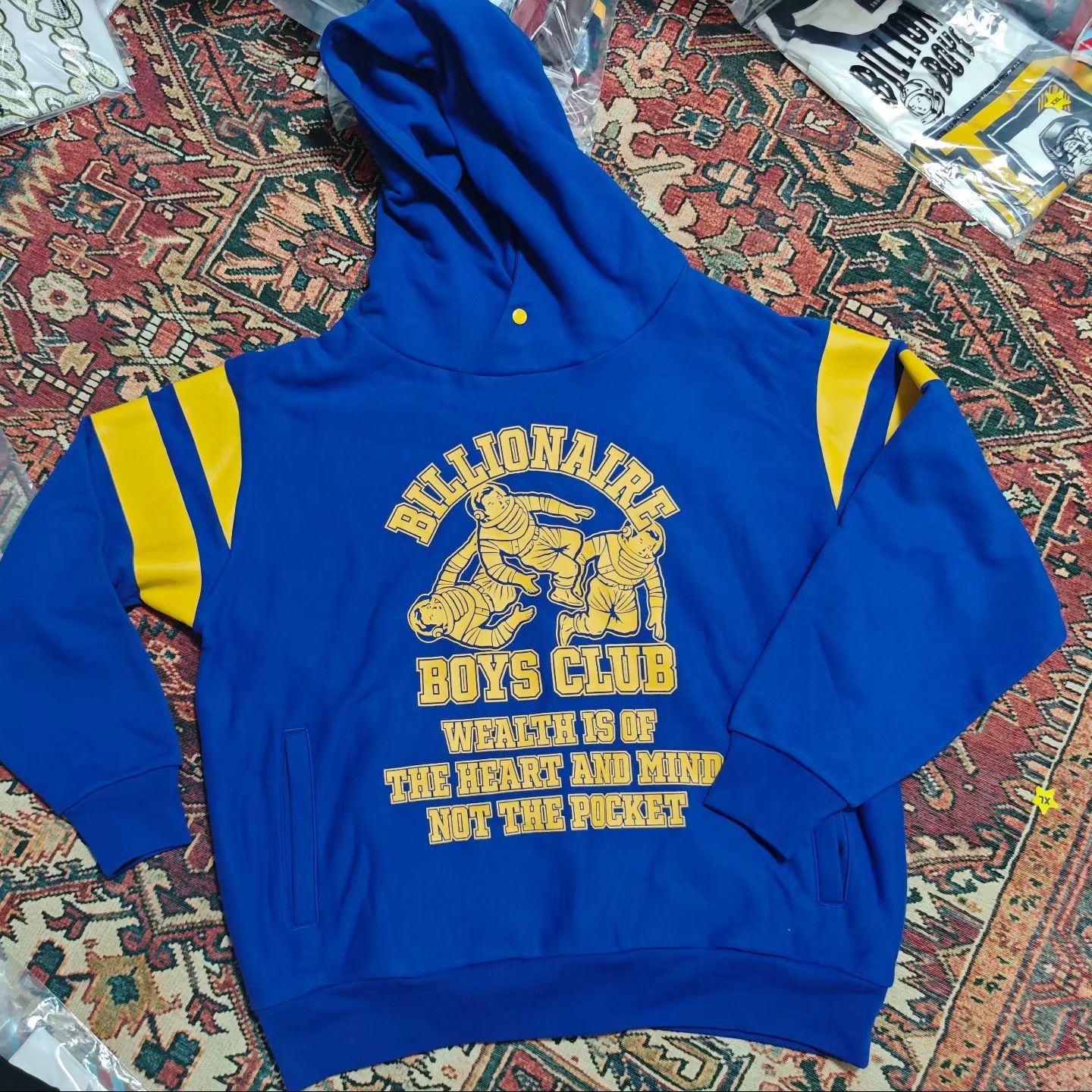 Billionaire Boys Club Billionaire Boys Club Blue Hoodie Size US XL / EU 56 / 4 - 1 Thumbnail
