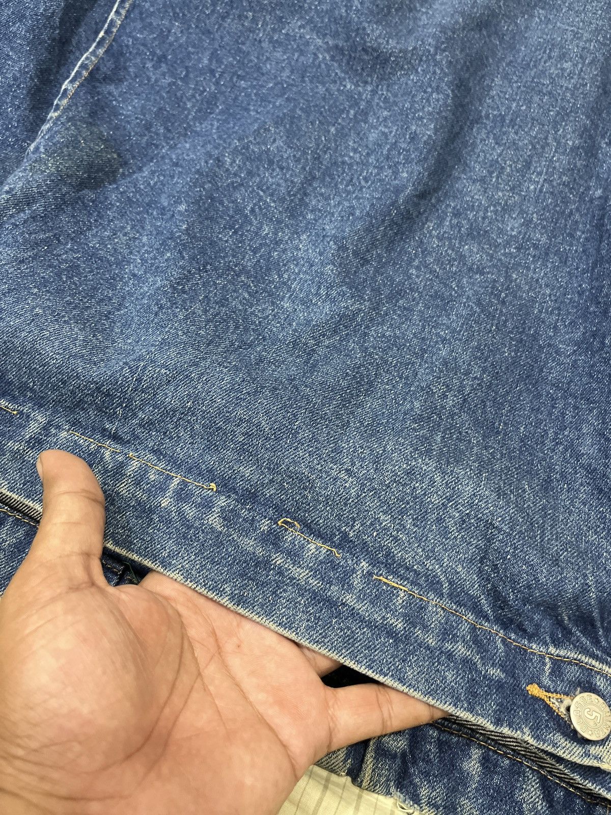 Vintage (Zzzz)🔥🔥RARE VTG 5 CLASSE QUINTA DENIM JACKET Size US L / EU 52-54 / 3 - 16 Thumbnail
