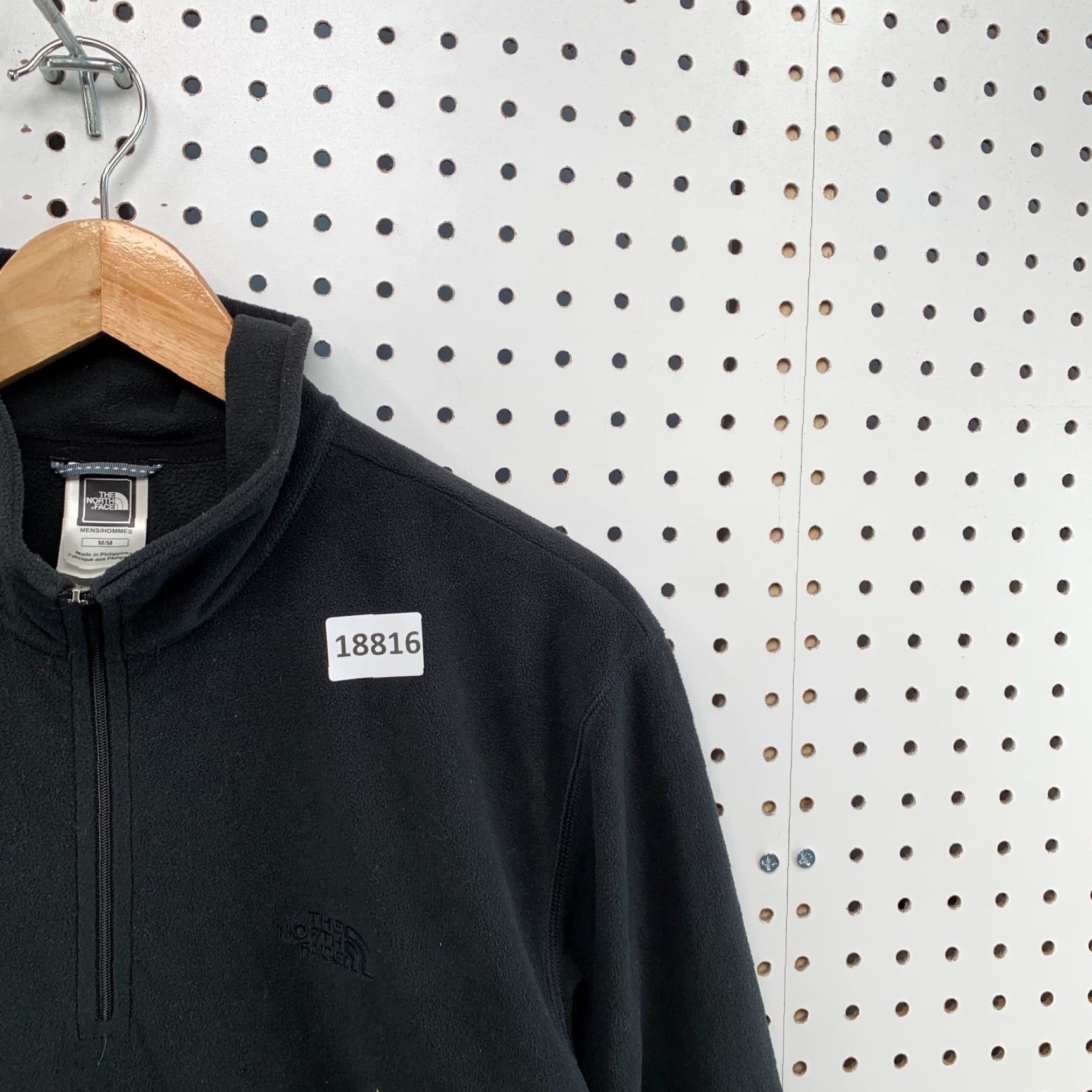 The North Face The North Face Mens Black 1/4 Zip Pullover Shirt Mens Medium Long Sleeve Fleece 21X27 Size US M / EU 48-50 / 2 - 7 Thumbnail