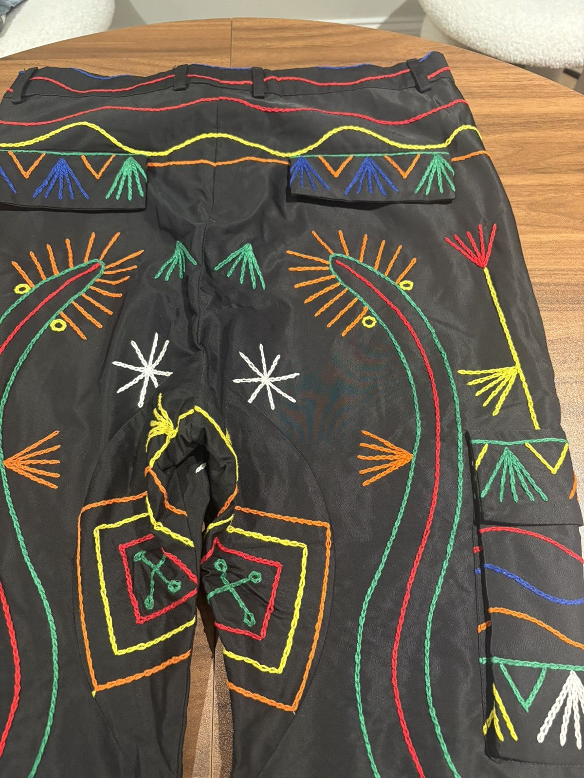 Prabal Gurung Pradal Gurung embroidered cargo pants cropped fit size 34 Size US 34 / EU 50 - 8 Thumbnail
