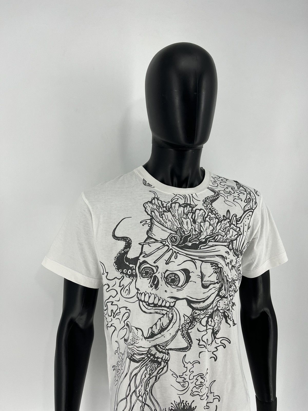 Affliction Vintage Big Buddha Skull Affliction Style Cyber-Y2K Tee Size US L / EU 52-54 / 3 - 3 Thumbnail