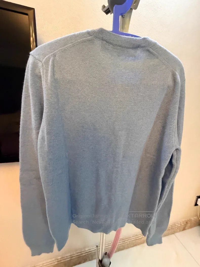 Comme des Garcons Comme des Garcons Gray-blue wool cardigan Size S / US 4 / IT 40 - 4 Thumbnail