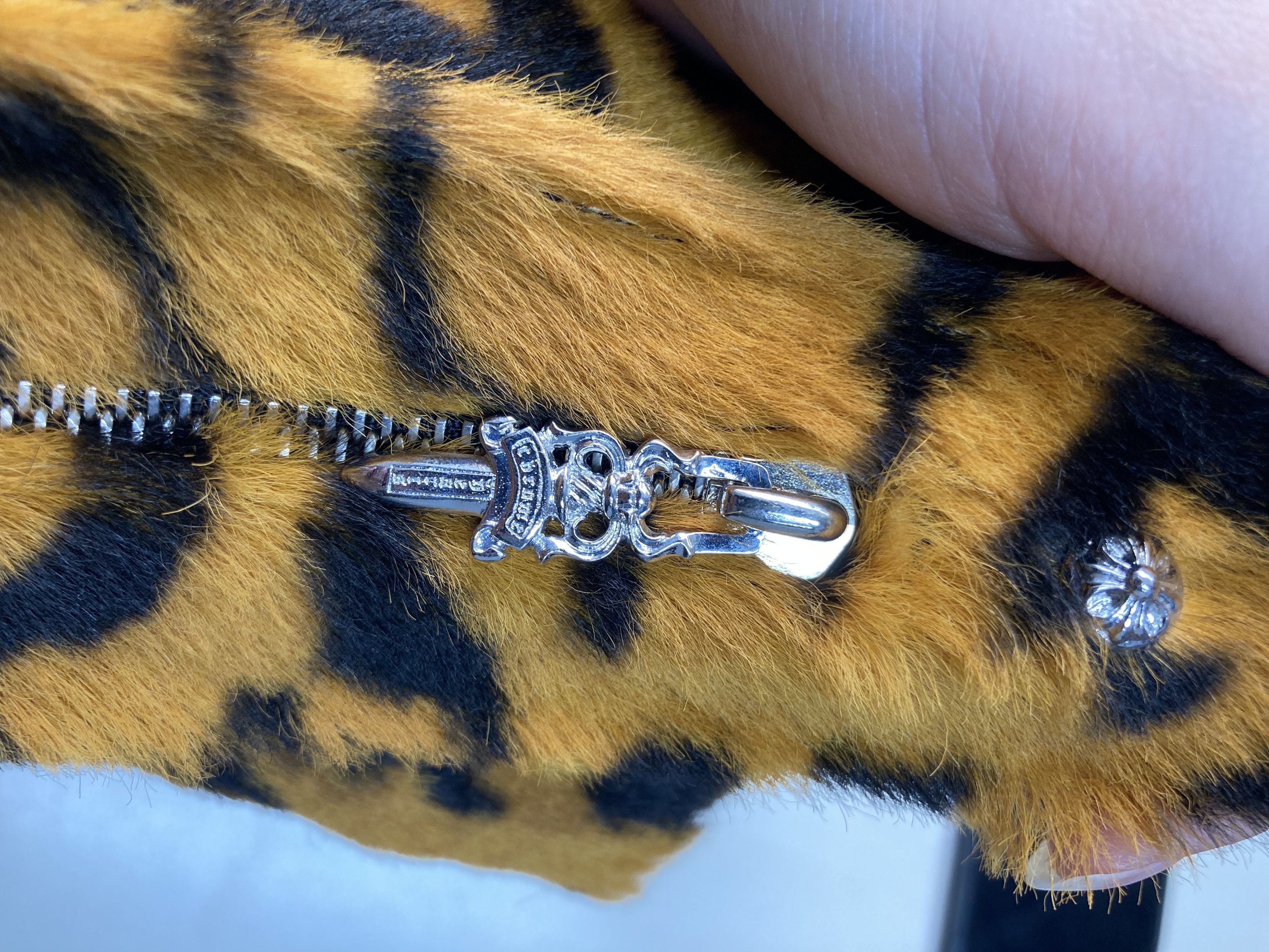 Chrome Hearts Chrome Hearts Leopard Pony Hair Silver Cross Lyon Bag Size ONE SIZE - 7 Thumbnail