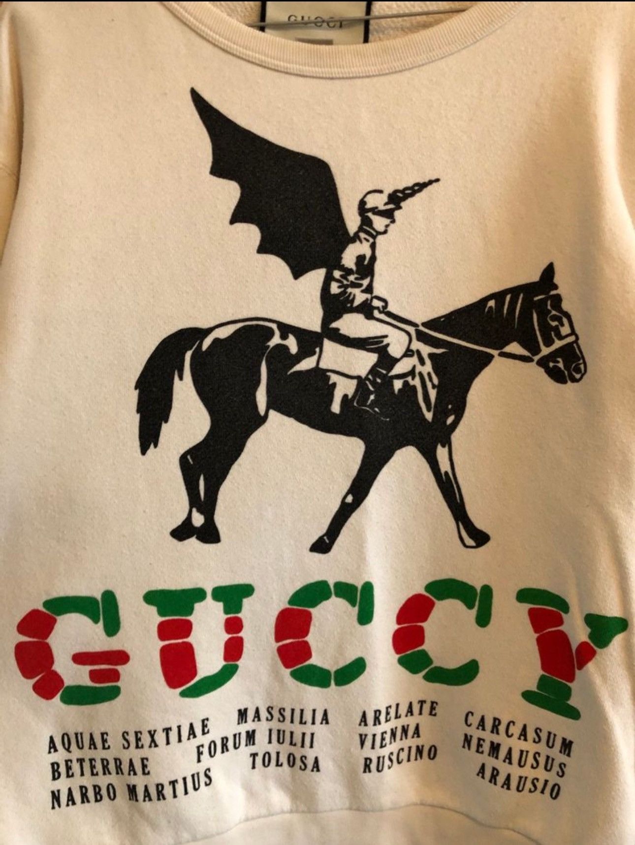 Gucci Gucci Winged Jockey Sweatshirt Size US M / EU 48-50 / 2 - 2 Thumbnail