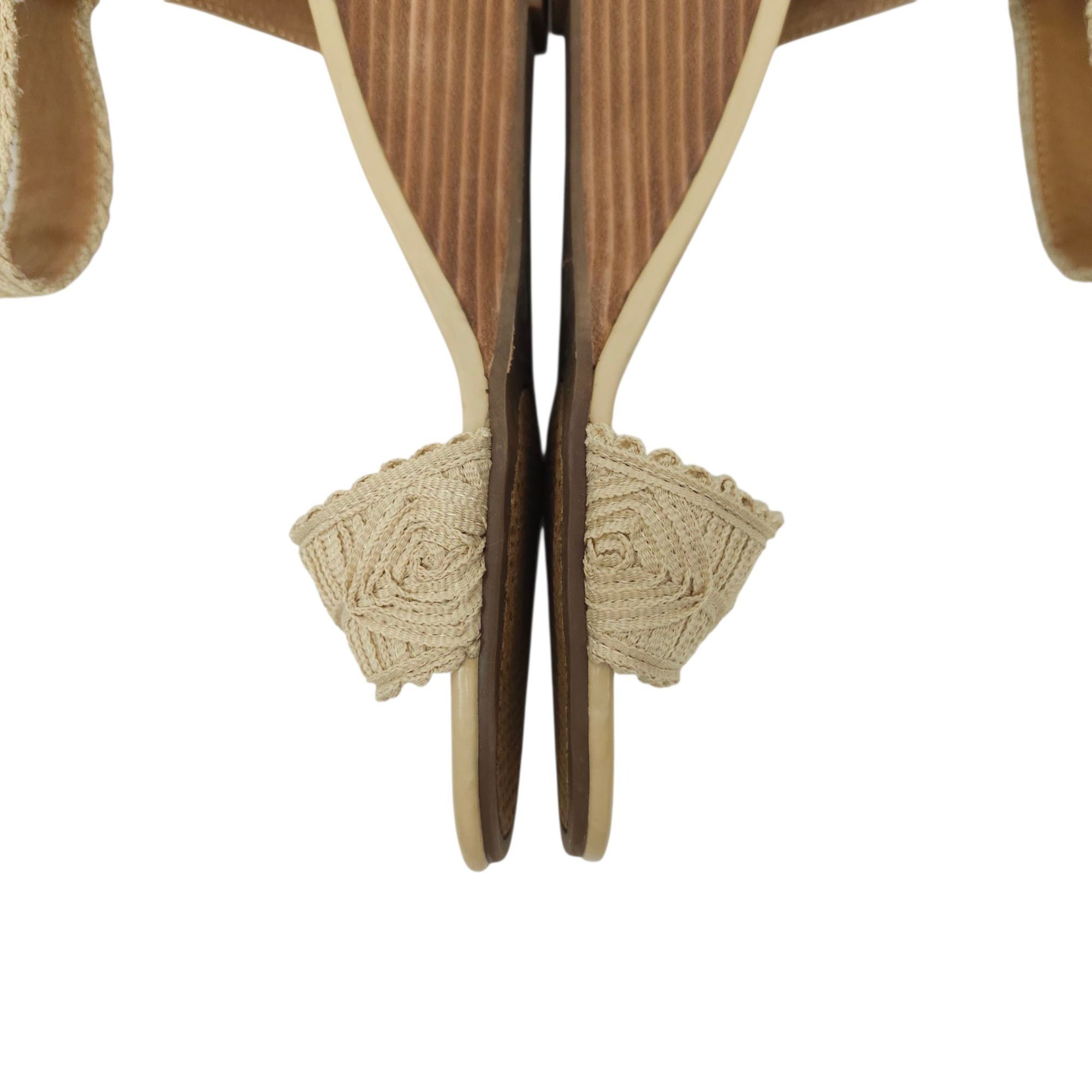 Lucky Brand Lucky Brand Joshelle Wedge Heel Sandal Women 8.5 M Ankle Str Size US 8.5 / IT 38.5 - 12 Thumbnail