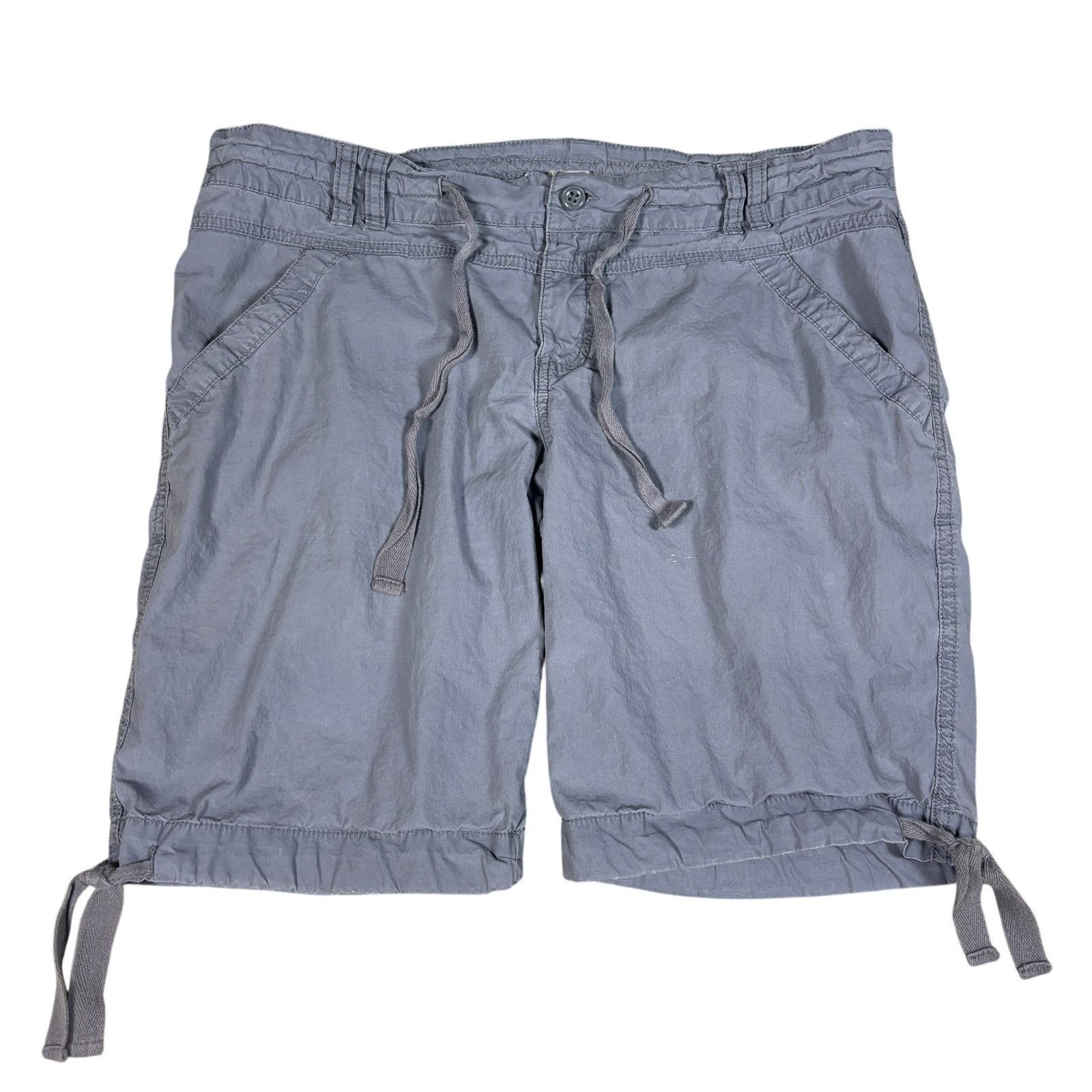 Ocean Pacific vintage y2k 2000s Ocean Pacific womens gray cargo shorts 36 Size 36" / US 14 / IT 50 - 1 Thumbnail
