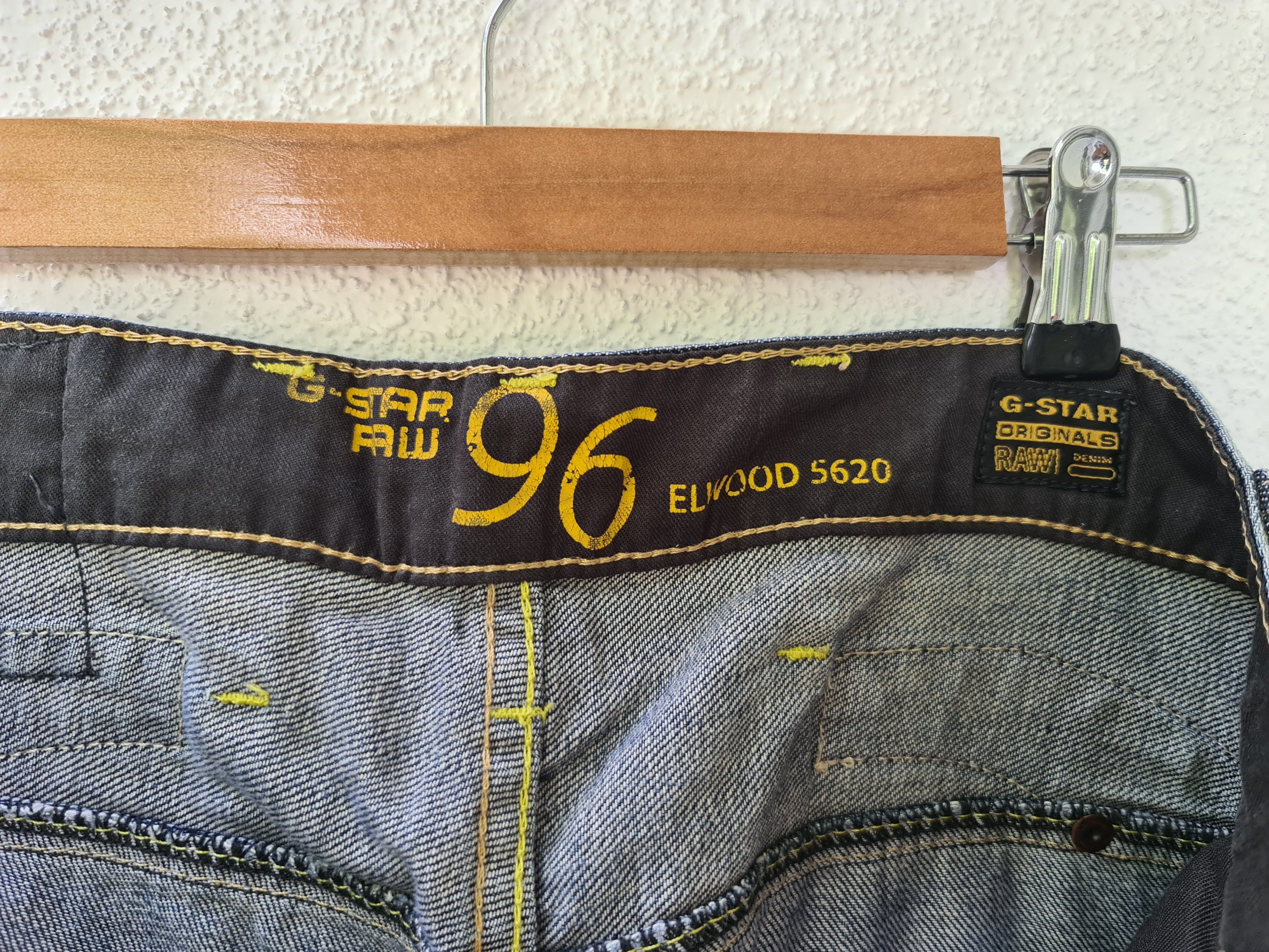 G-Star G STAR RAW DENIM JEANS 96 ELWOOD Size US 32 / EU 48 - 15 Thumbnail