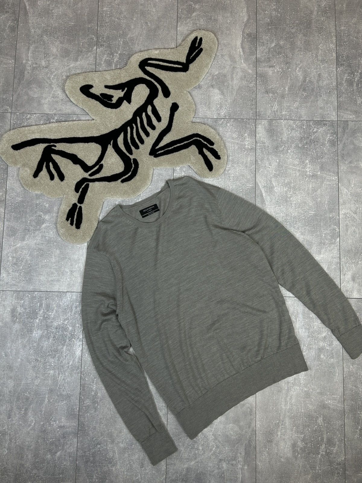 Allsaints × Japanese Brand Mens AllSaints Fors Merino crew sweaty knitwear luxury Size US XL / EU 56 / 4 - 1 Thumbnail