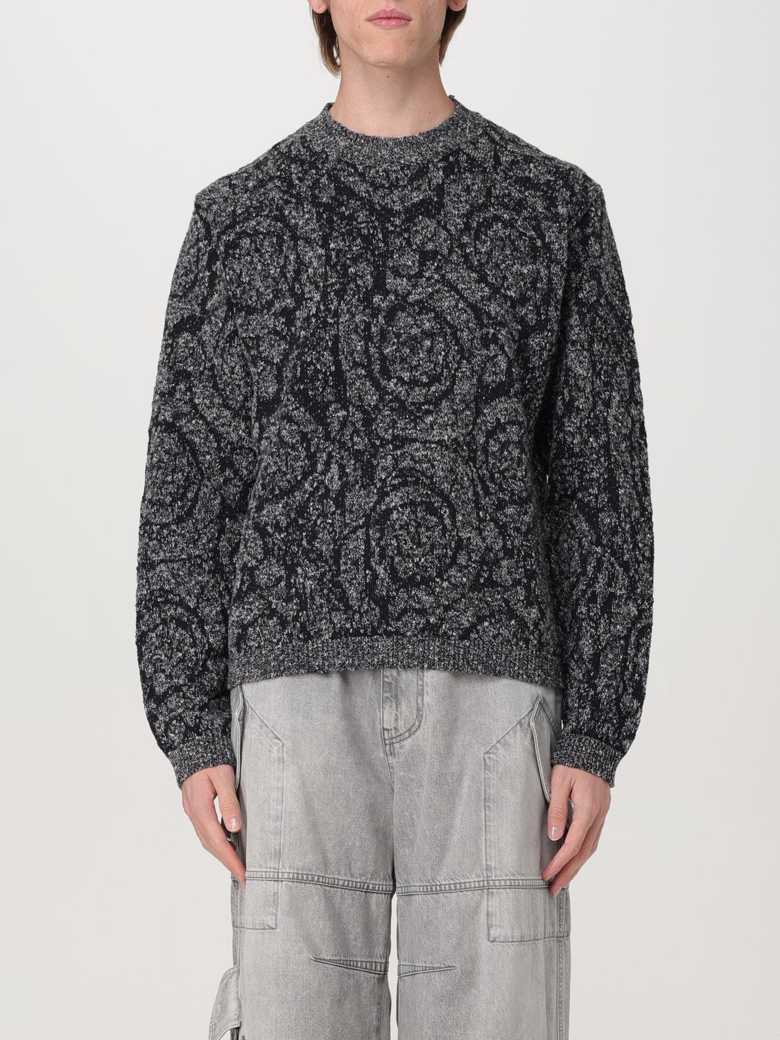 Versace Versace Sweater Men Black Size US M / EU 48-50 / 2 - 1 Thumbnail