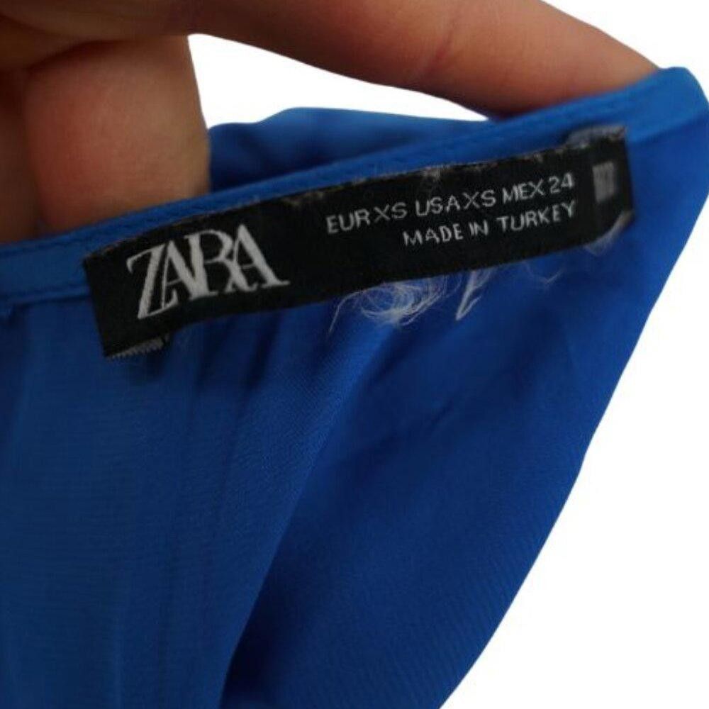 Zara Zara Blue Flutter Romper Size XS Size XS / US 0-2 / IT 36-38 - 8 Thumbnail