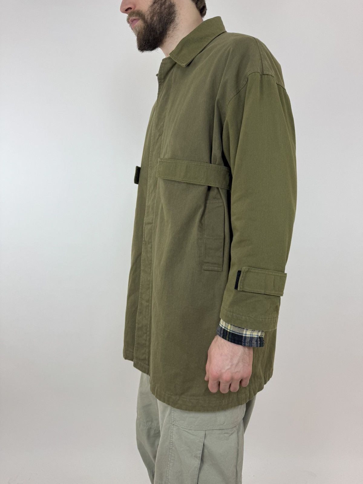 Japanese Brand Amekaji Japanese Military overcoat Mens military avantgarde Size US M / EU 48-50 / 2 - 2 Thumbnail