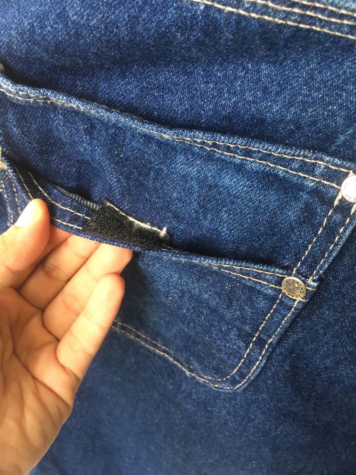 No Fear No Fear Worker Denim Embroidered Size US 28 / EU 44 - 5 Thumbnail