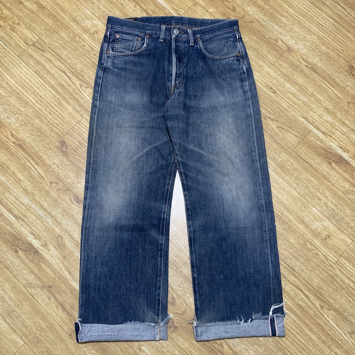 Vintage Edwin 505SX Distressed Selvedge Denim Pants