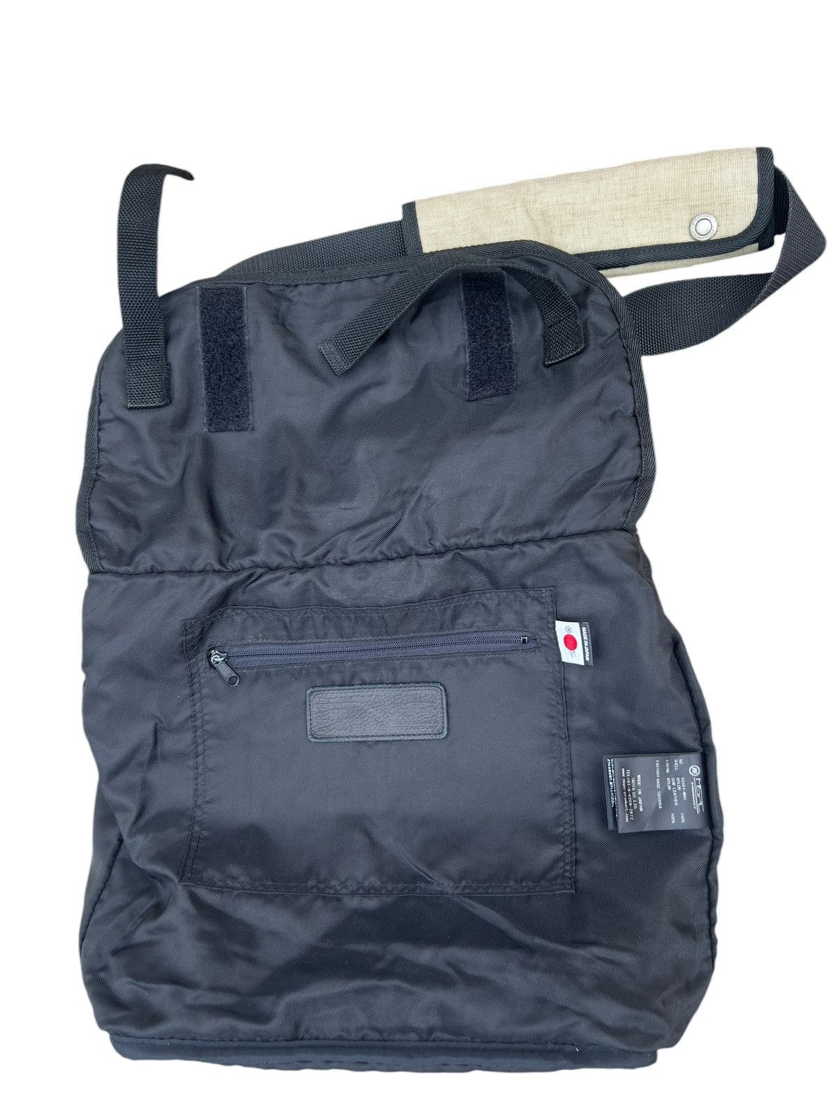 Leather × MasterPiece Vintage Masterpiece Japan Nylon Leather Messenger Bag Size ONE SIZE - 22 Thumbnail
