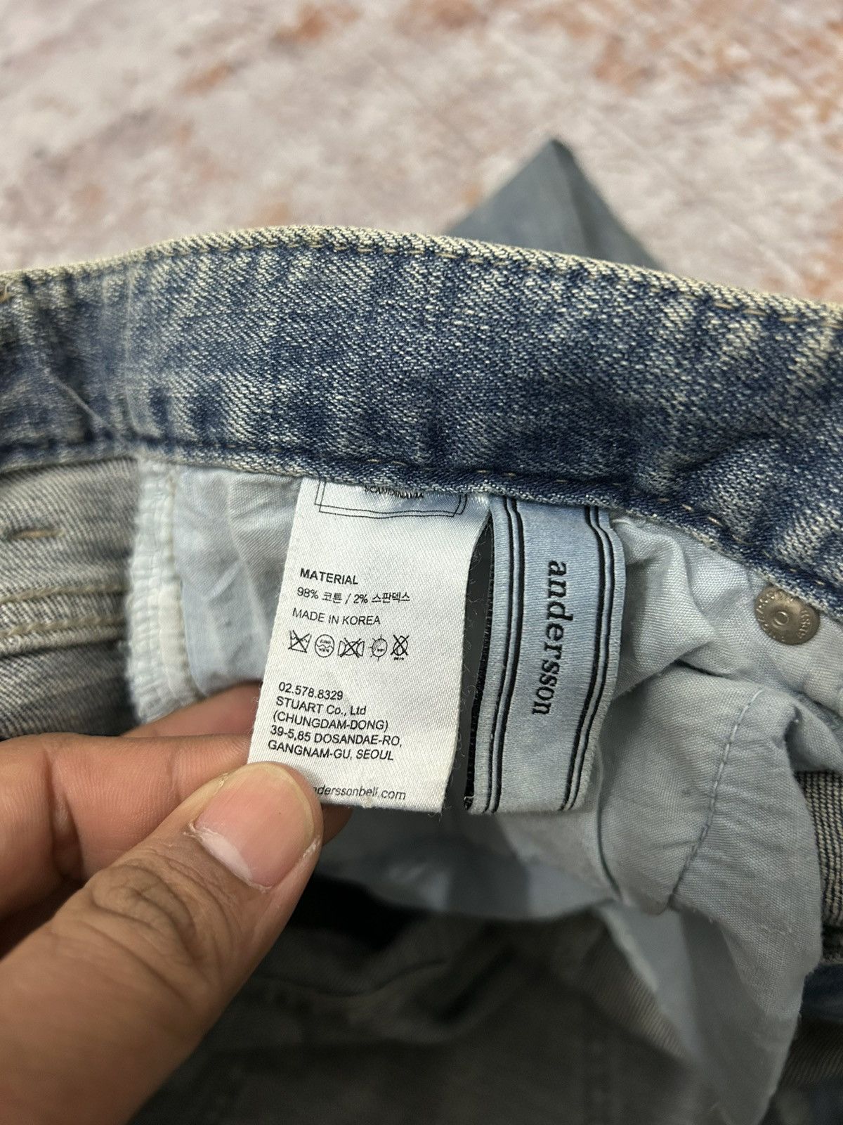 Andersson Bell Anderson Bell Scandinavia Distressed Buttom zipper Jeans Size US 29 - 14 Thumbnail
