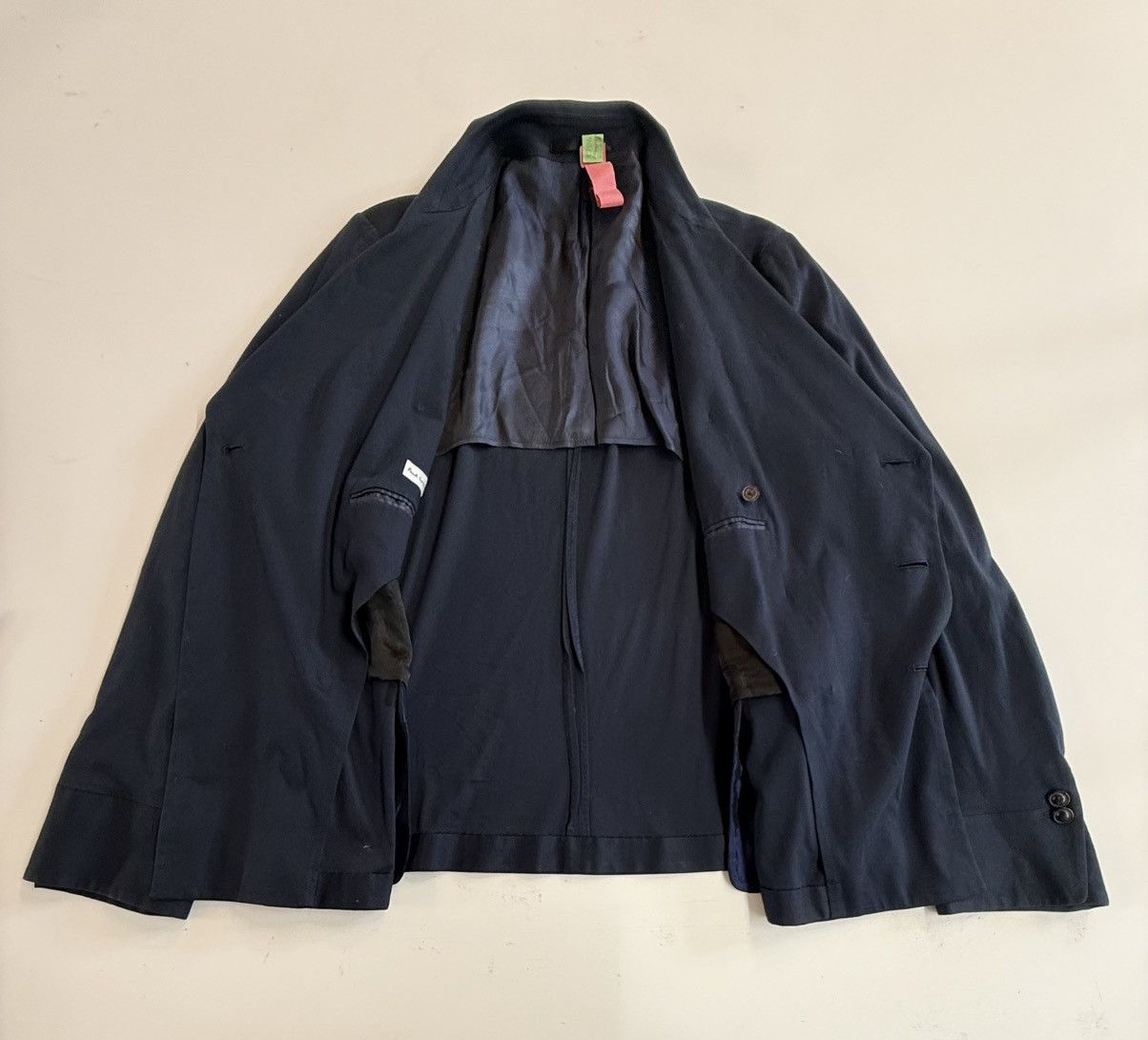 Paul Smith Paul Smith Mainline Navy Double-Breasted cropped Peacoat-XL Size US XL / EU 56 / 4 - 18 Thumbnail