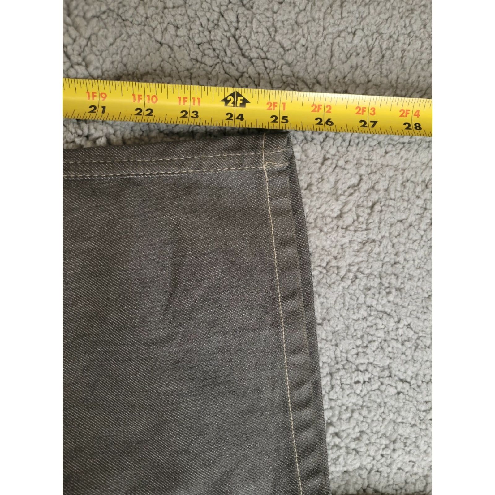 Levi's Levi's 559 Cropped Jeans Mens 43x25 Gray Denim Cotton Relaxed Fit Vintage No Size US 43 - 7 Thumbnail