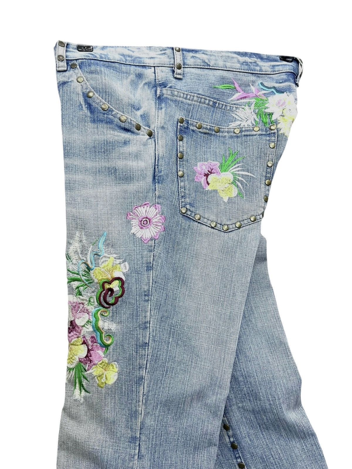 semanticdesign SEMANTIC SENSATION Karakuri Embroidery Studded Flare Size US 31 - 3 Thumbnail