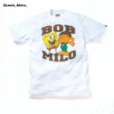Bape 2008 NFS Bape x Spongebobs Tee Size US M / EU 48-50 / 2 - 2 Thumbnail