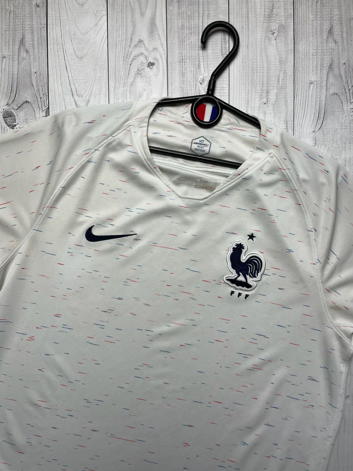 Nike × Vintage Vintage Nike France soccer jersey size L logo Size US L / EU 52-54 / 3 - 2 Thumbnail